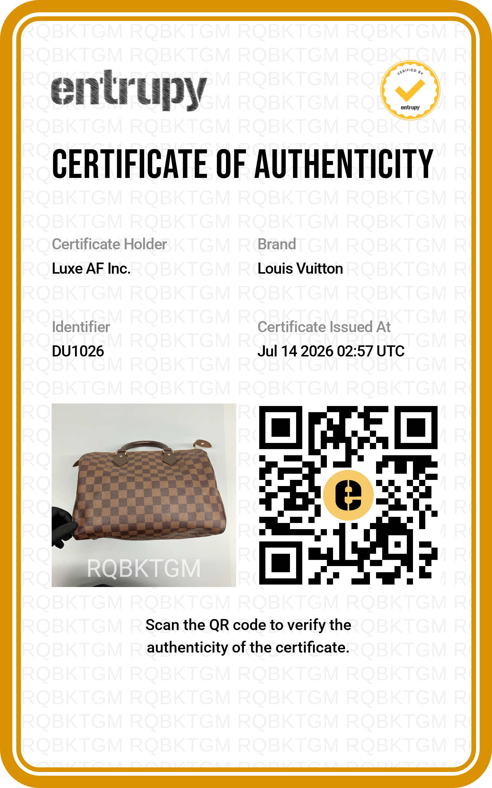 Louis Vuitton Speedy30 Damier Ebene Handle Bag LV3334