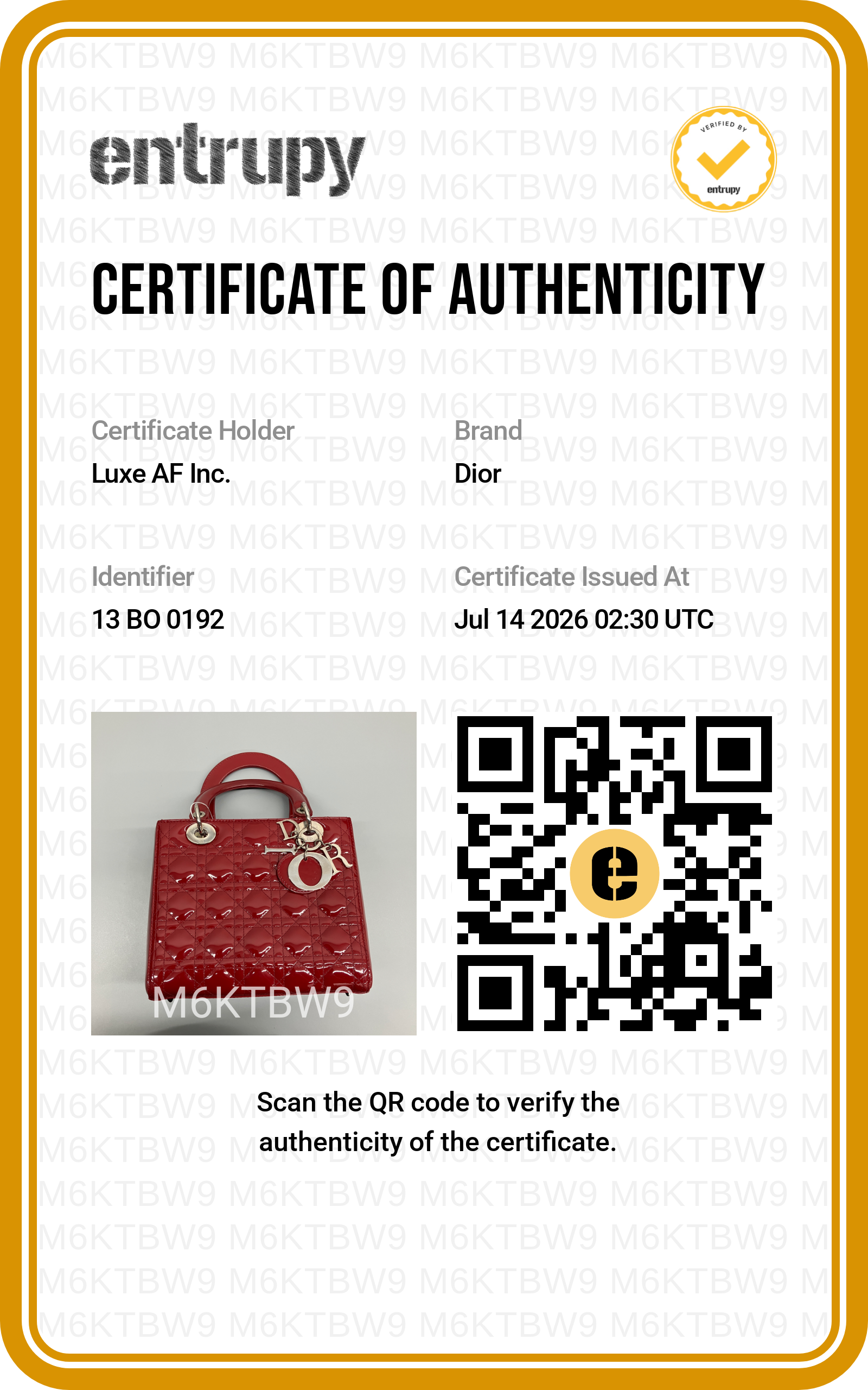 Christian Dior Lady Dior Red Cannage Leather Handle Bag DR932