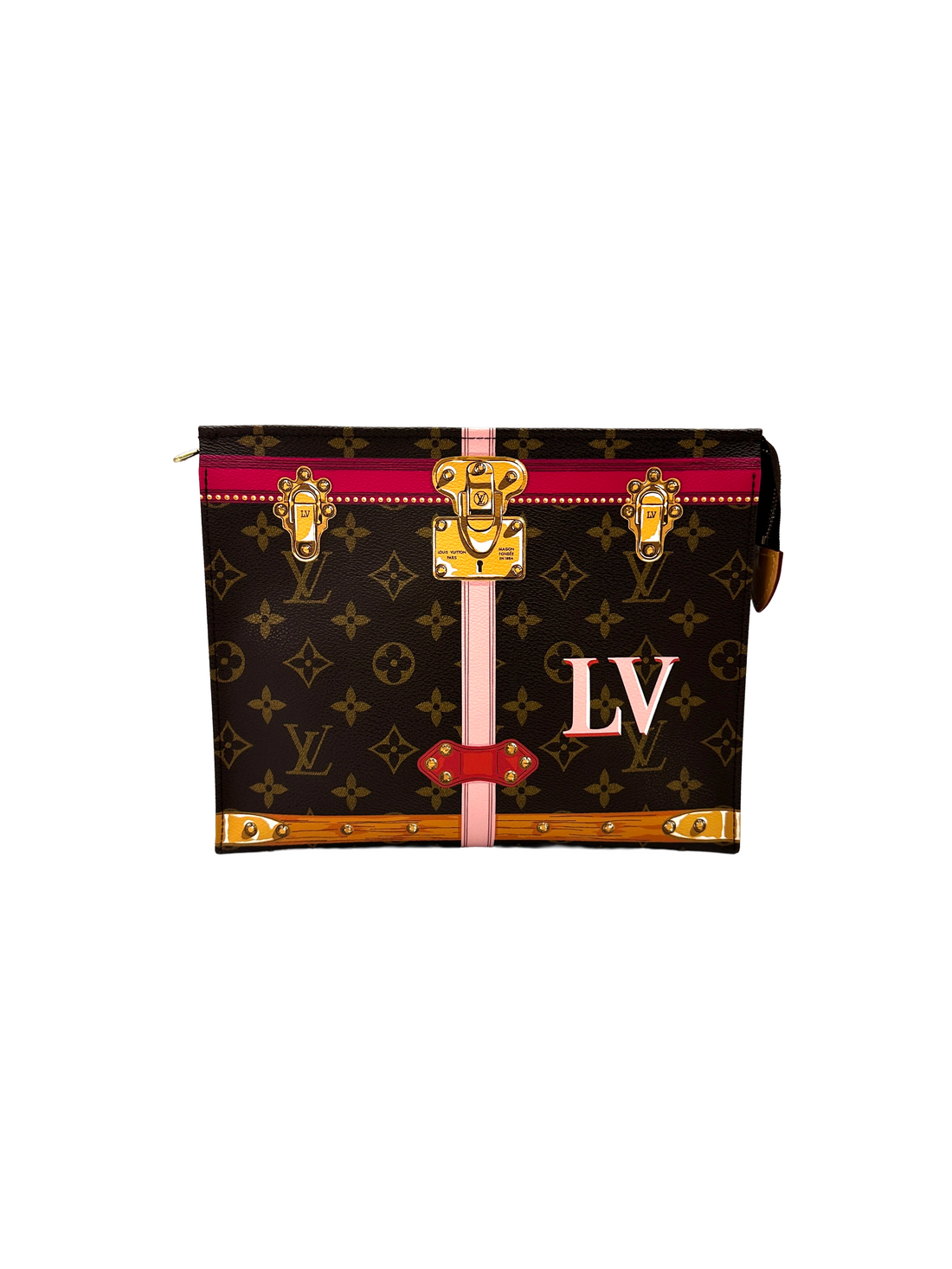 Louis Vuitton Monogram Canvas Summer Trunk Toiletry Pouch LV3341
