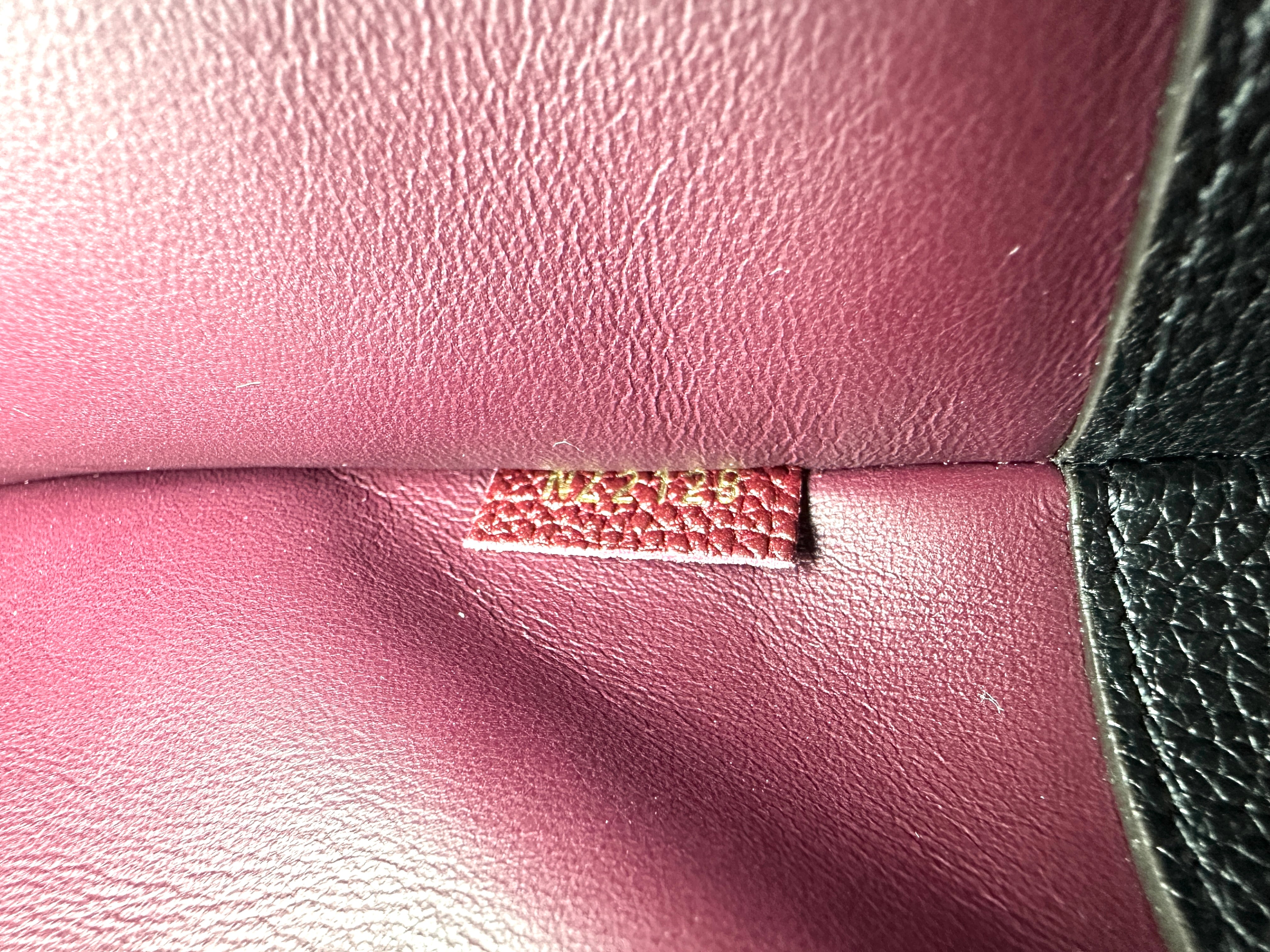 Louis Vuitton City Steamer Black/Red Taurillon Leather Handle Bag LV3342