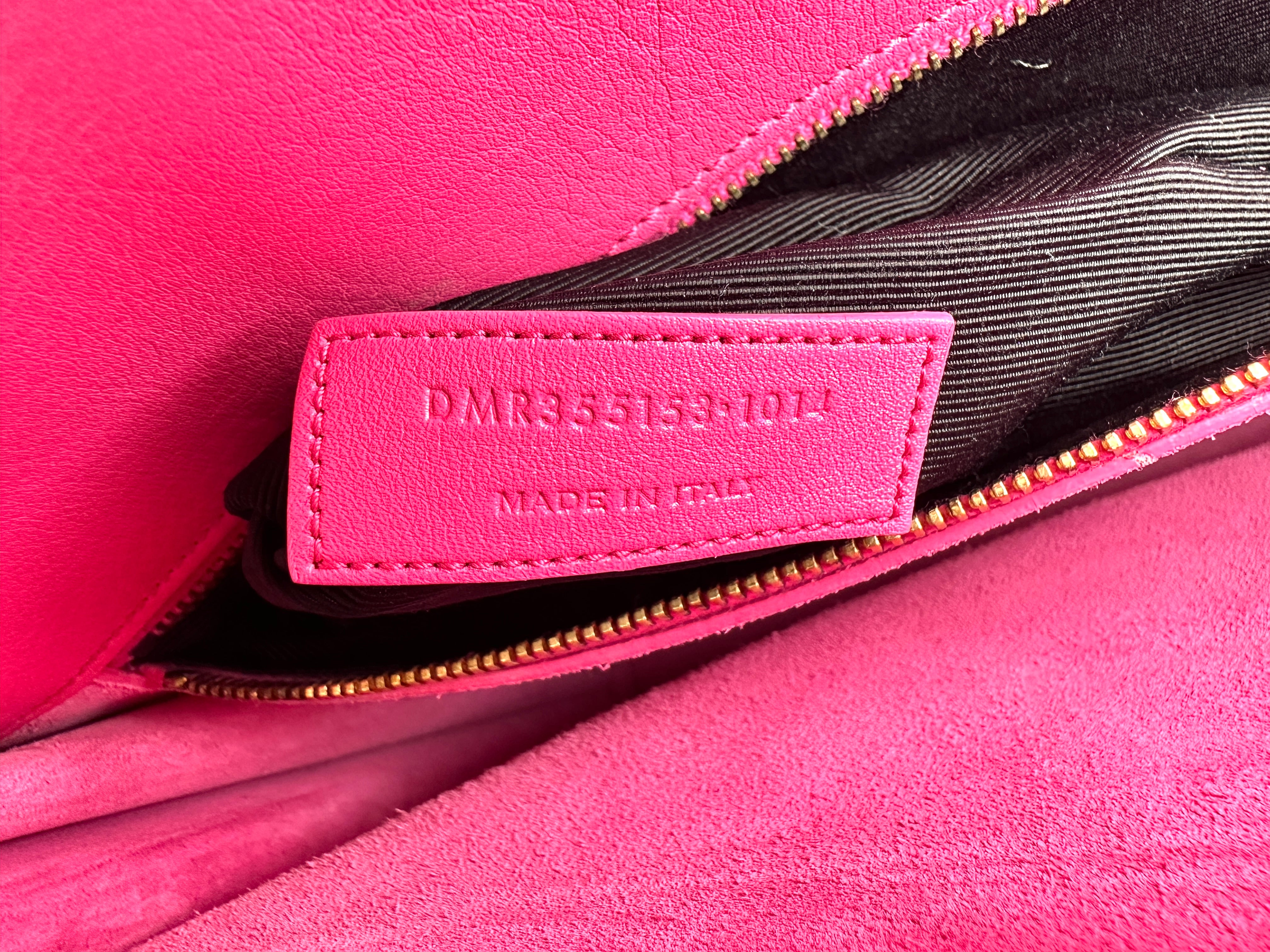 Saint Laurent Sac de Jour Pink Leather Medium Size Handle Bag SL296
