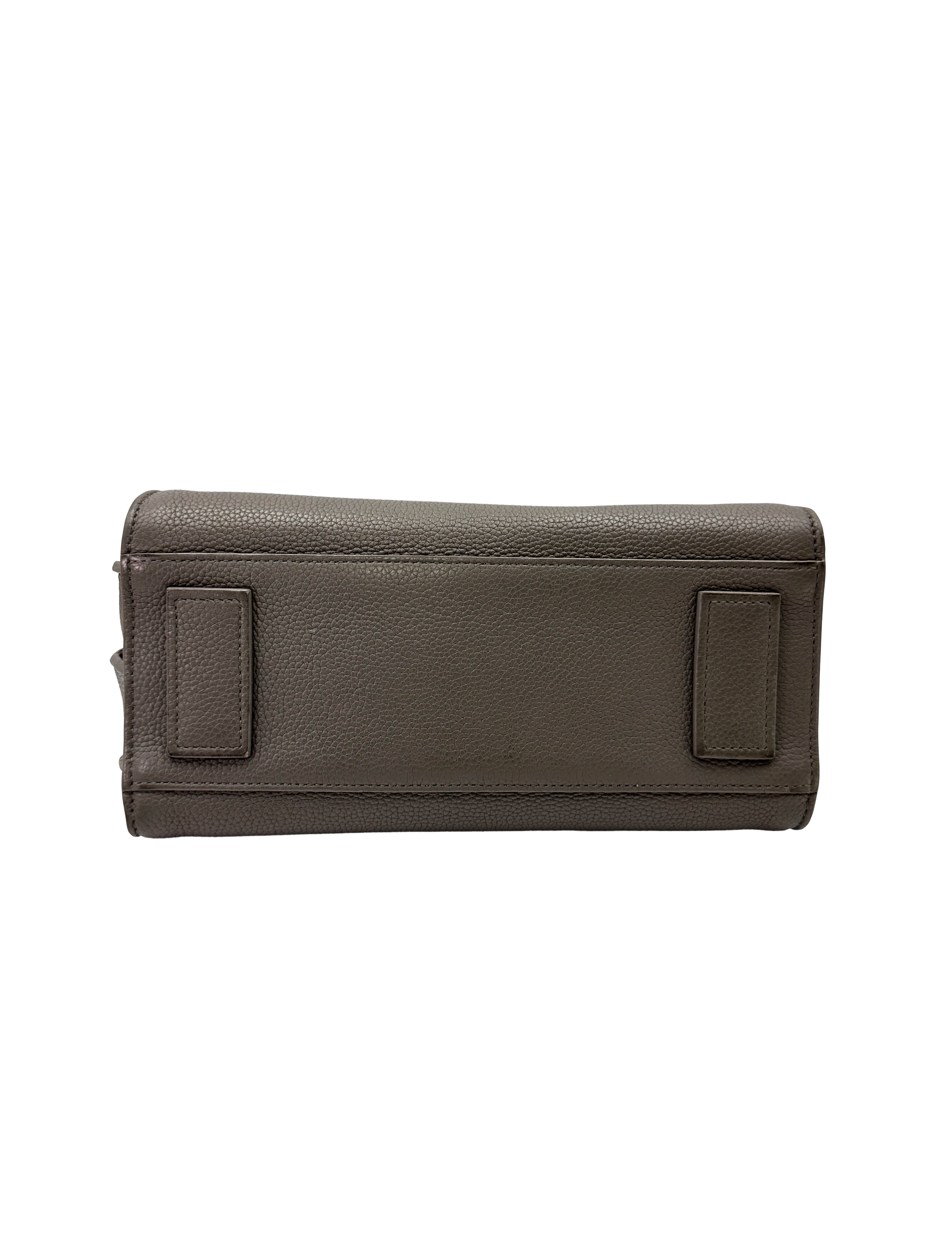 Saint Laurent Sac de Jour Grey Leather Medium Size Handle Bag SL295