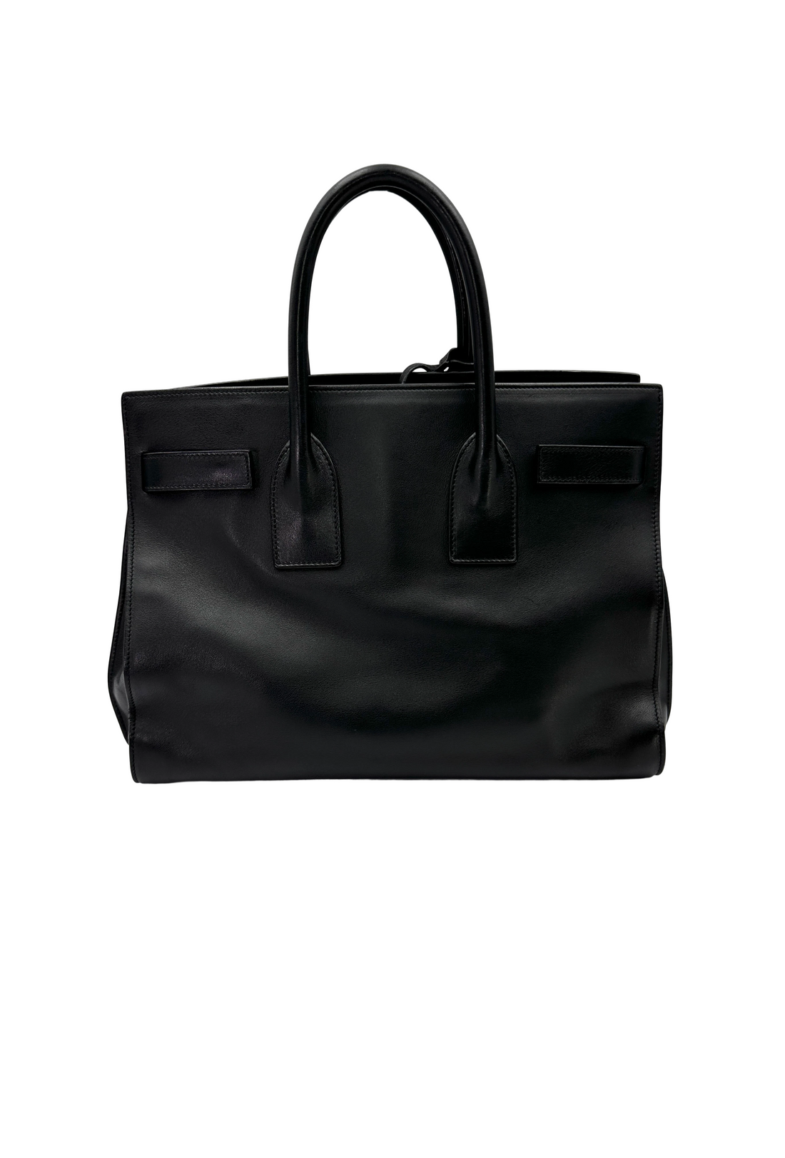 Saint Laurent Sac de Jour Black Leather Medium Size Handle Bag SL297