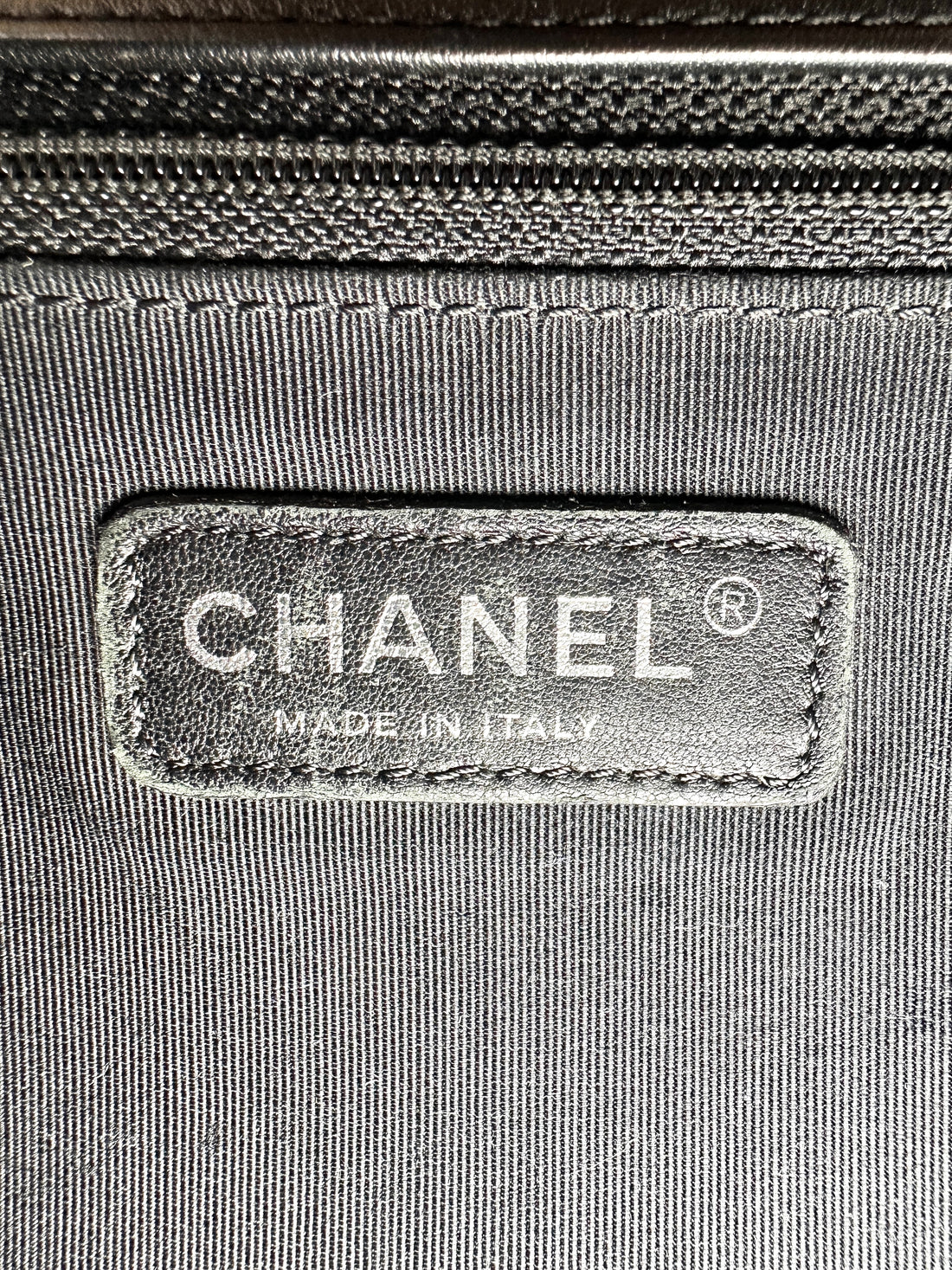 Chanel LeBoy Black Quilted Leather Large Size Flap Bag With Silver Buckle(19***17) CC2574