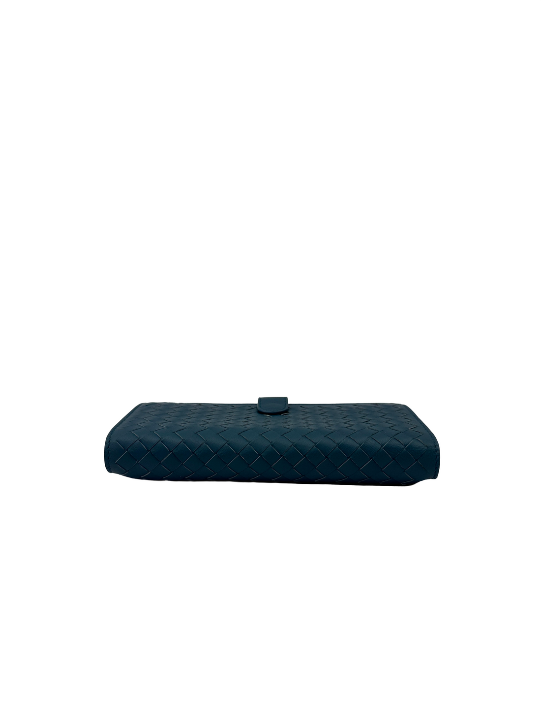 Bottega Veneta Blue Intrecciato Wallet BV145