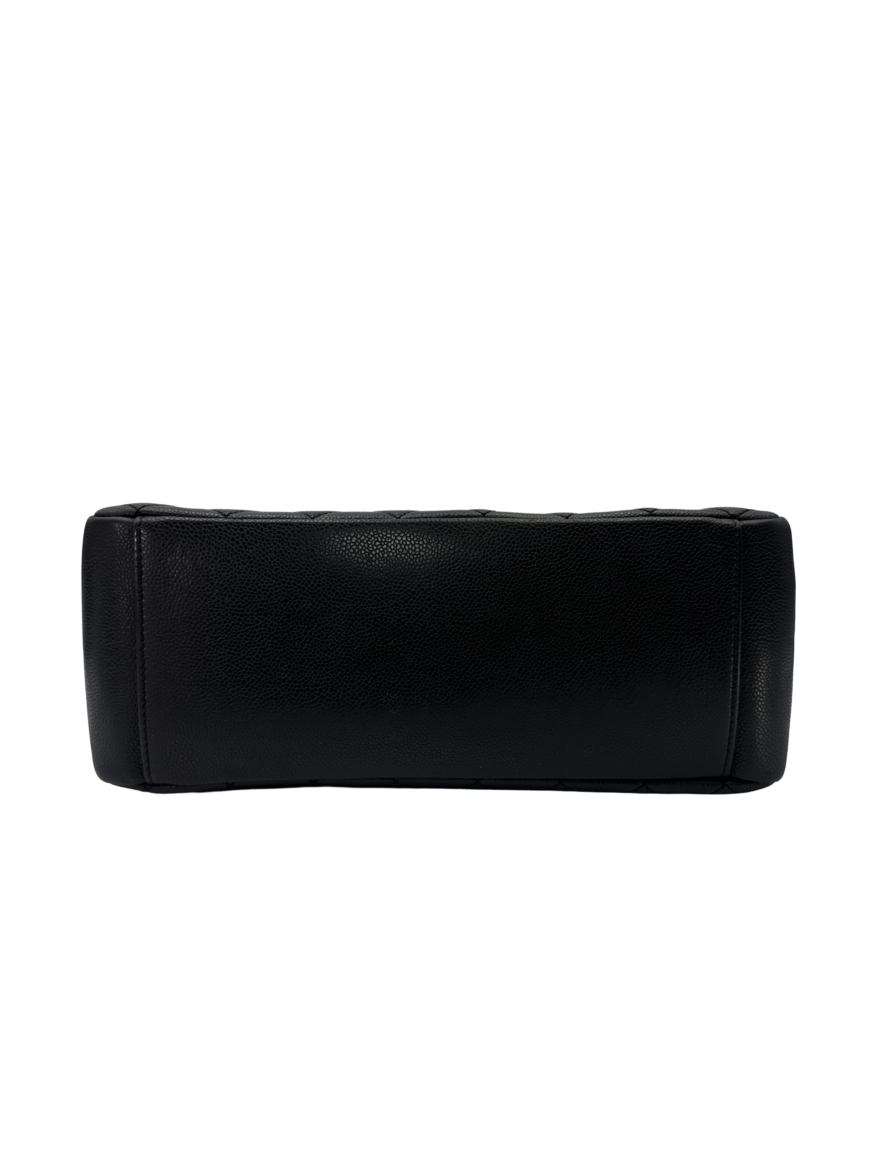 Chanel GST Black Quilted Leather Tote Handle Bag(16***39) CC2575