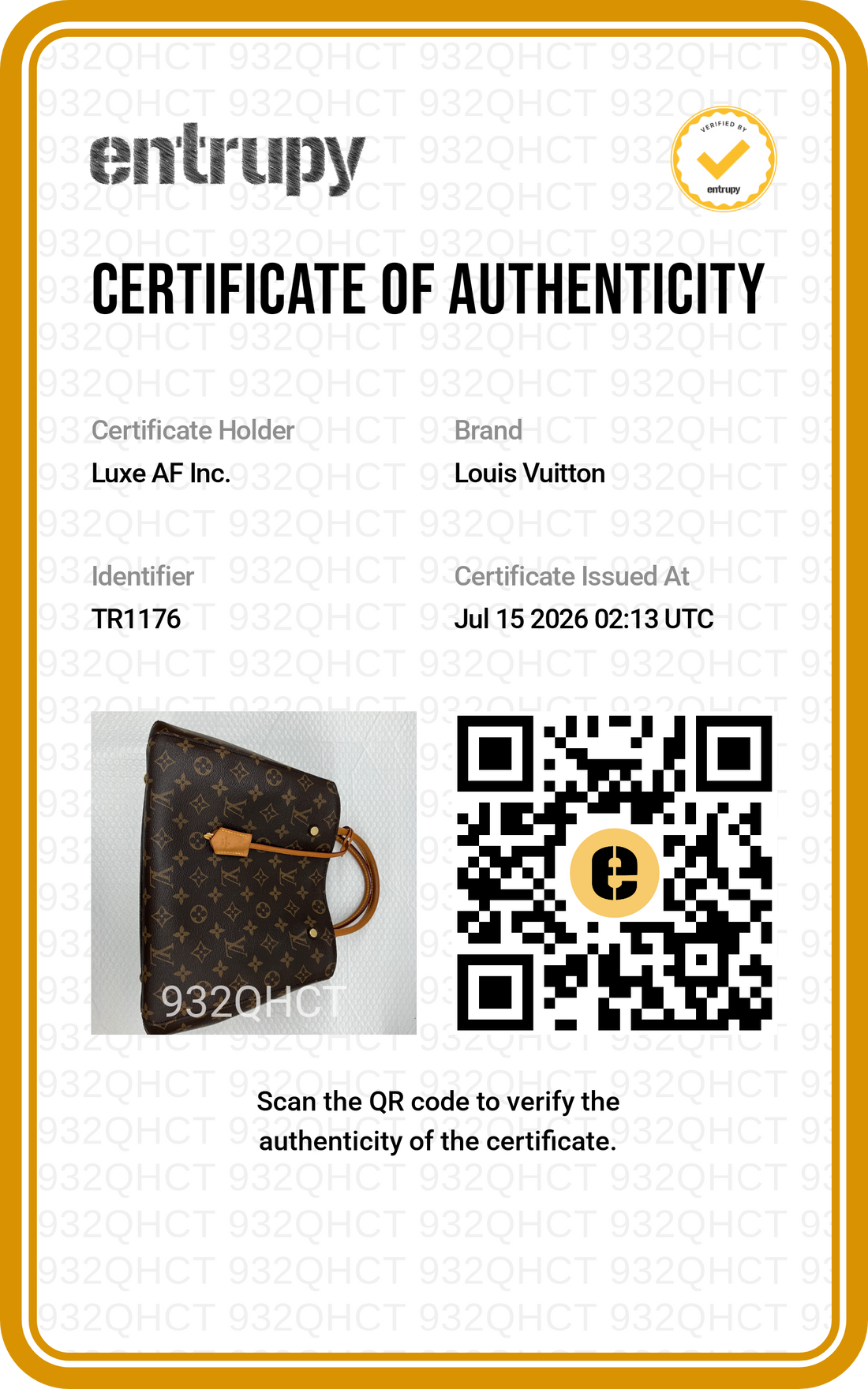 Louis Vuitton Montaigne MM Monogram Canvas Handle Bag LV3340
