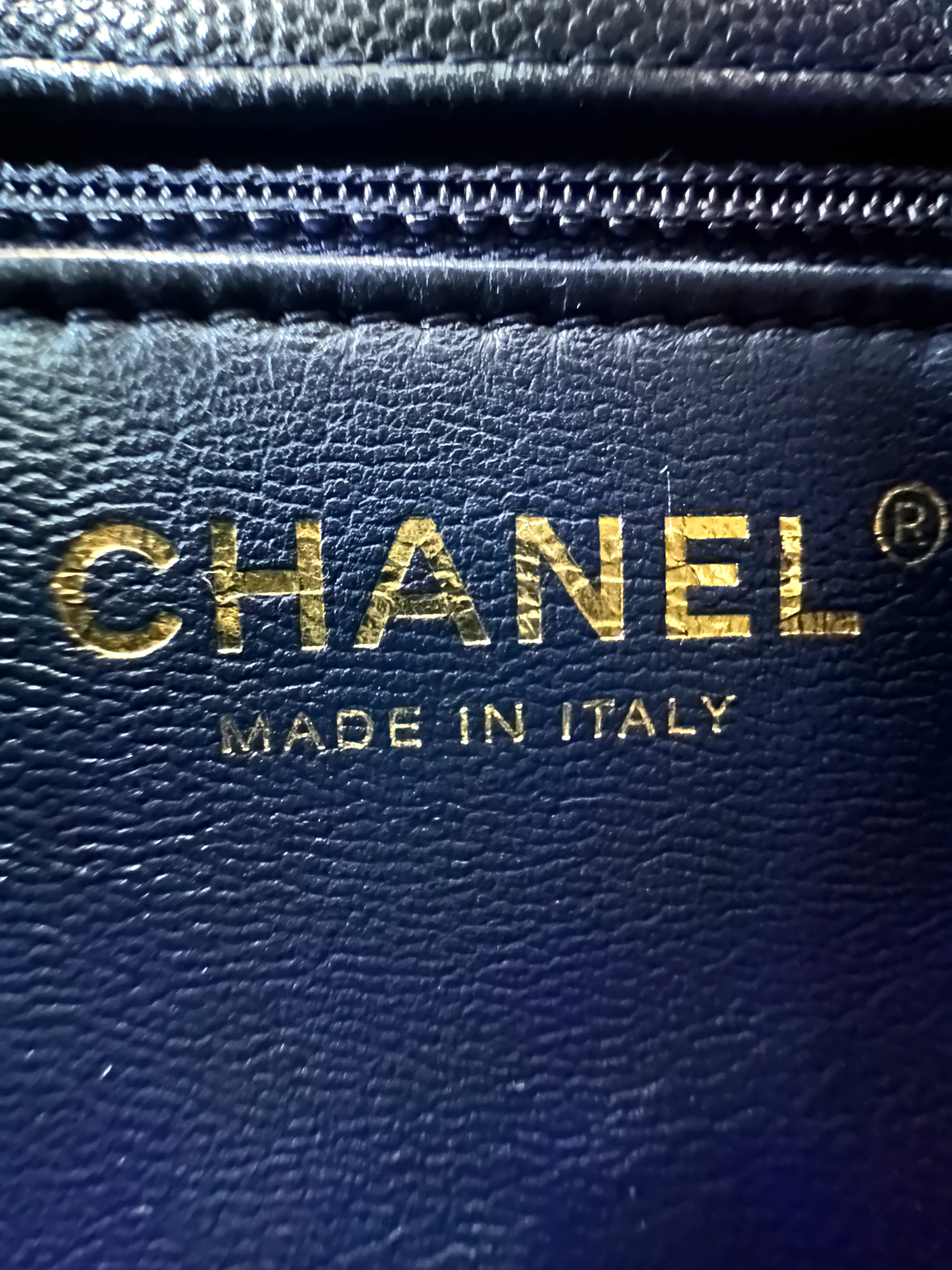 Chanel CoCo Handle Navy Quilted Leather Small Size Shoulder Bag(30***91) CC2581