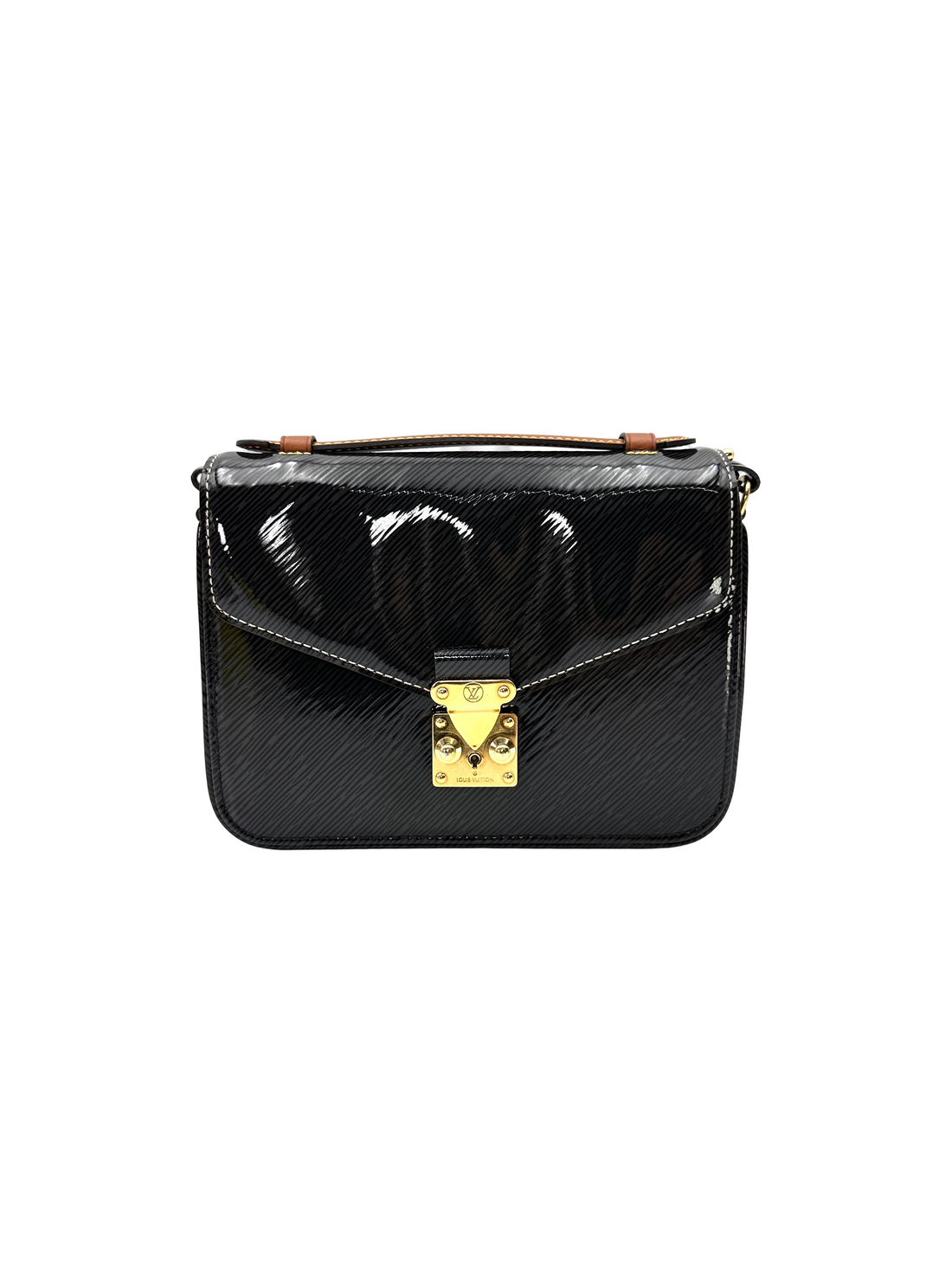 Louis Vuitton Black Leather Pochette Metis LV3358