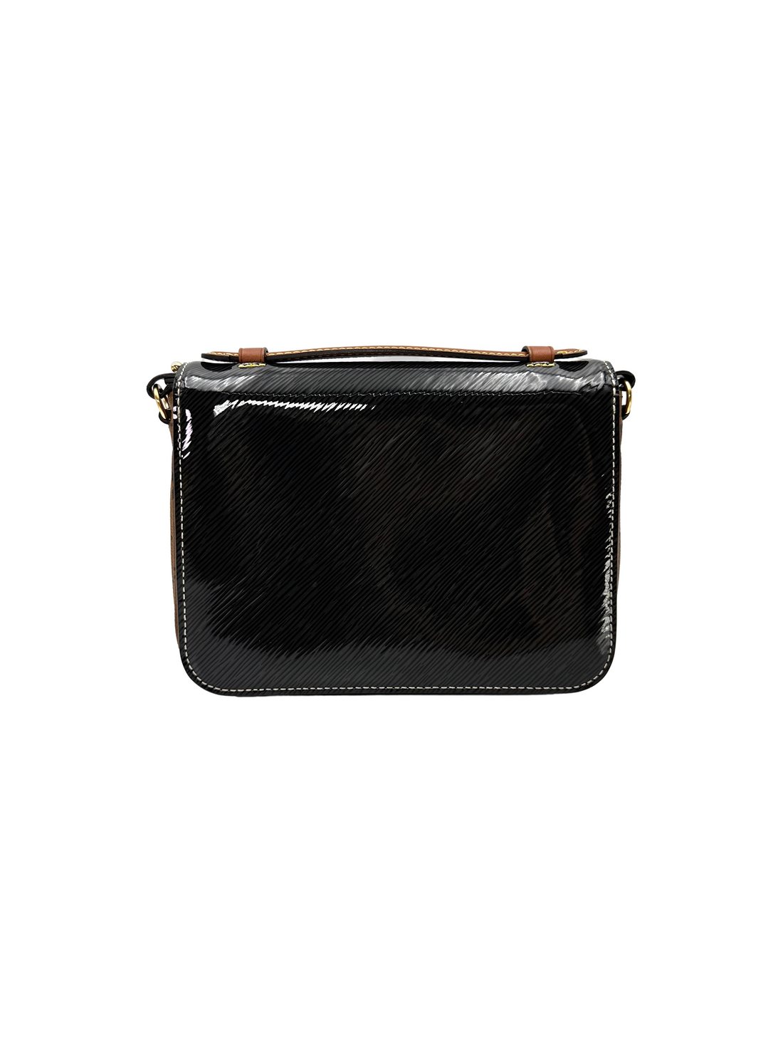 Louis Vuitton Black Leather Pochette Metis LV3358