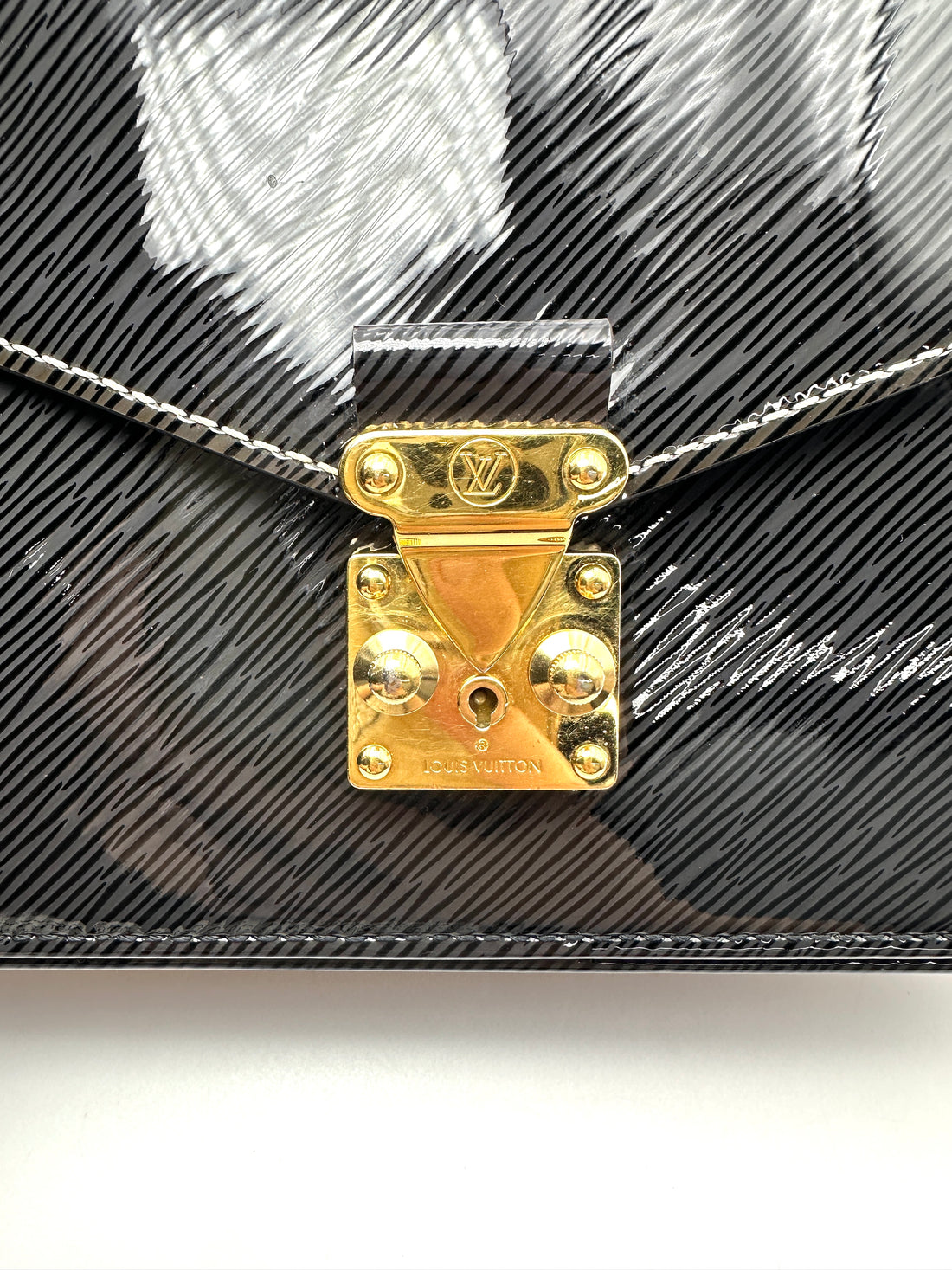 Louis Vuitton Black Leather Pochette Metis LV3358