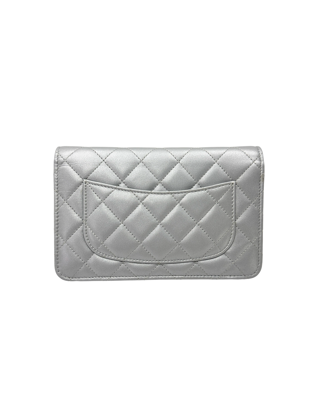 Chanel Iridescent Quilted Leather Wallet On Chain(KA***05) CC2582