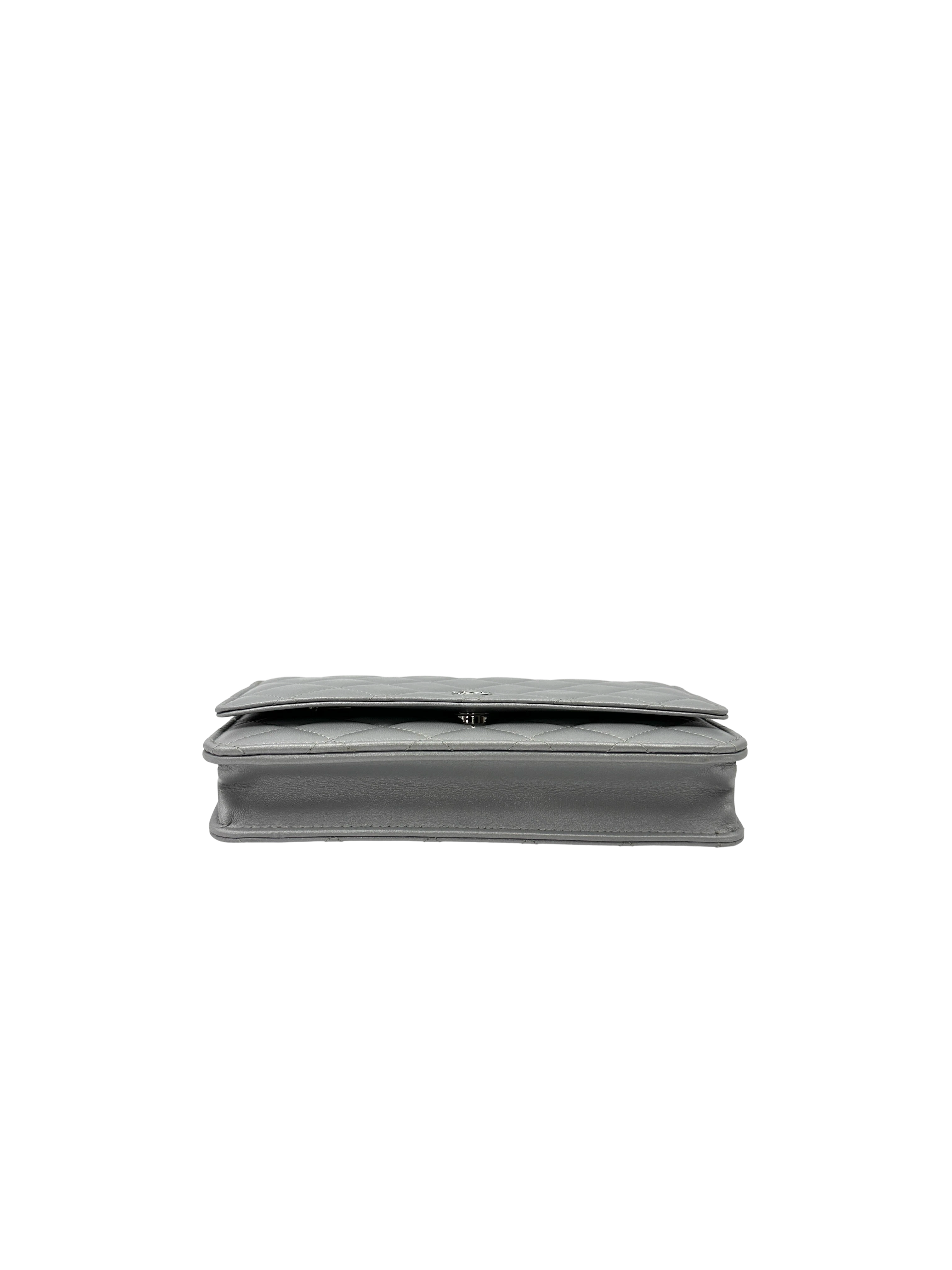 Chanel Iridescent Quilted Leather Wallet On Chain(KA***05) CC2582
