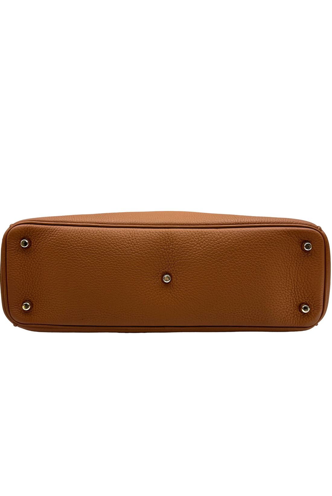 Christian Dior Diorissimo Brown Leather Large Size Handle Bag DR935