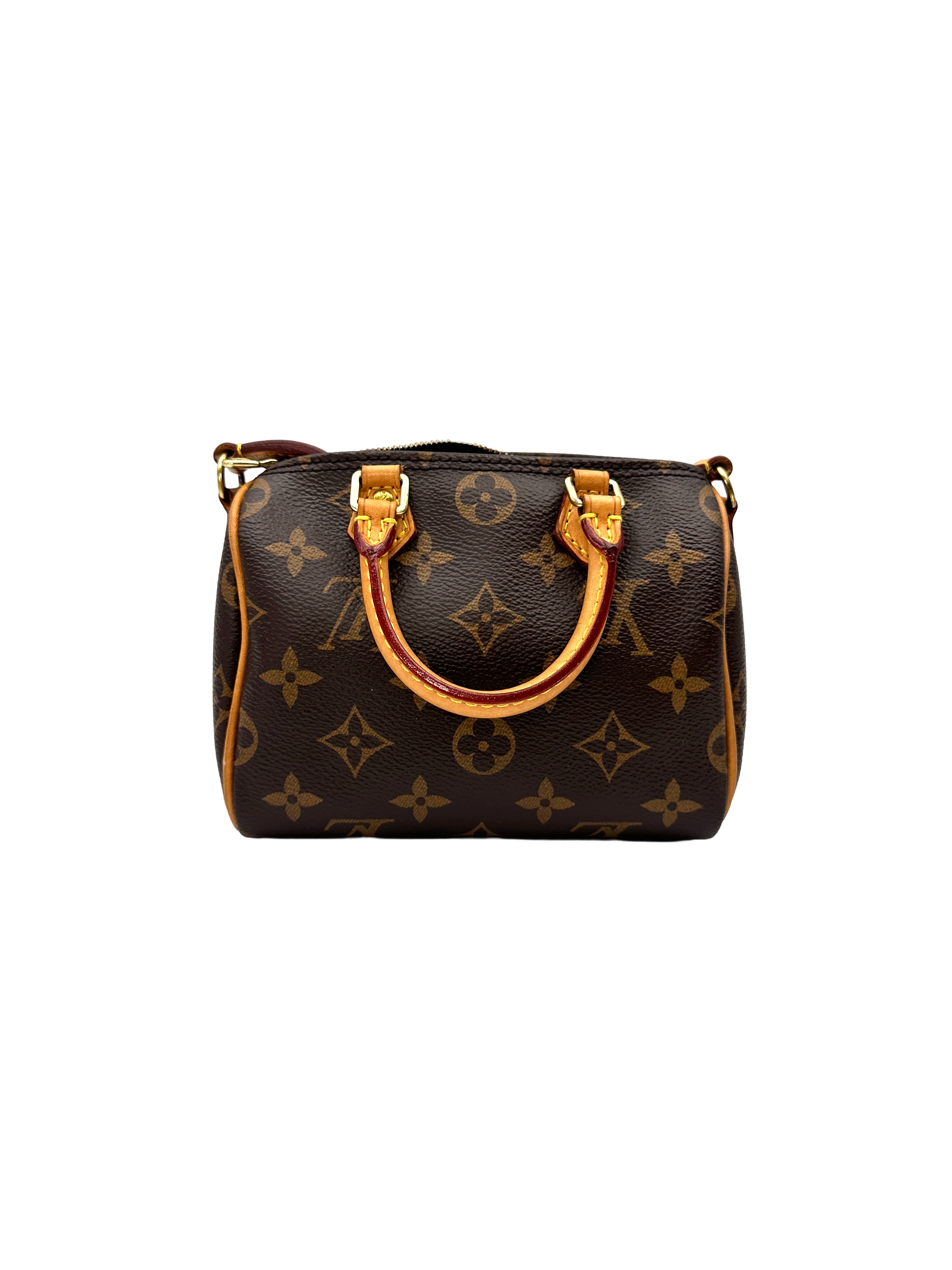 Louis Vuitton Speedy Nano Monogram Canvas Handle Bag IRIS274