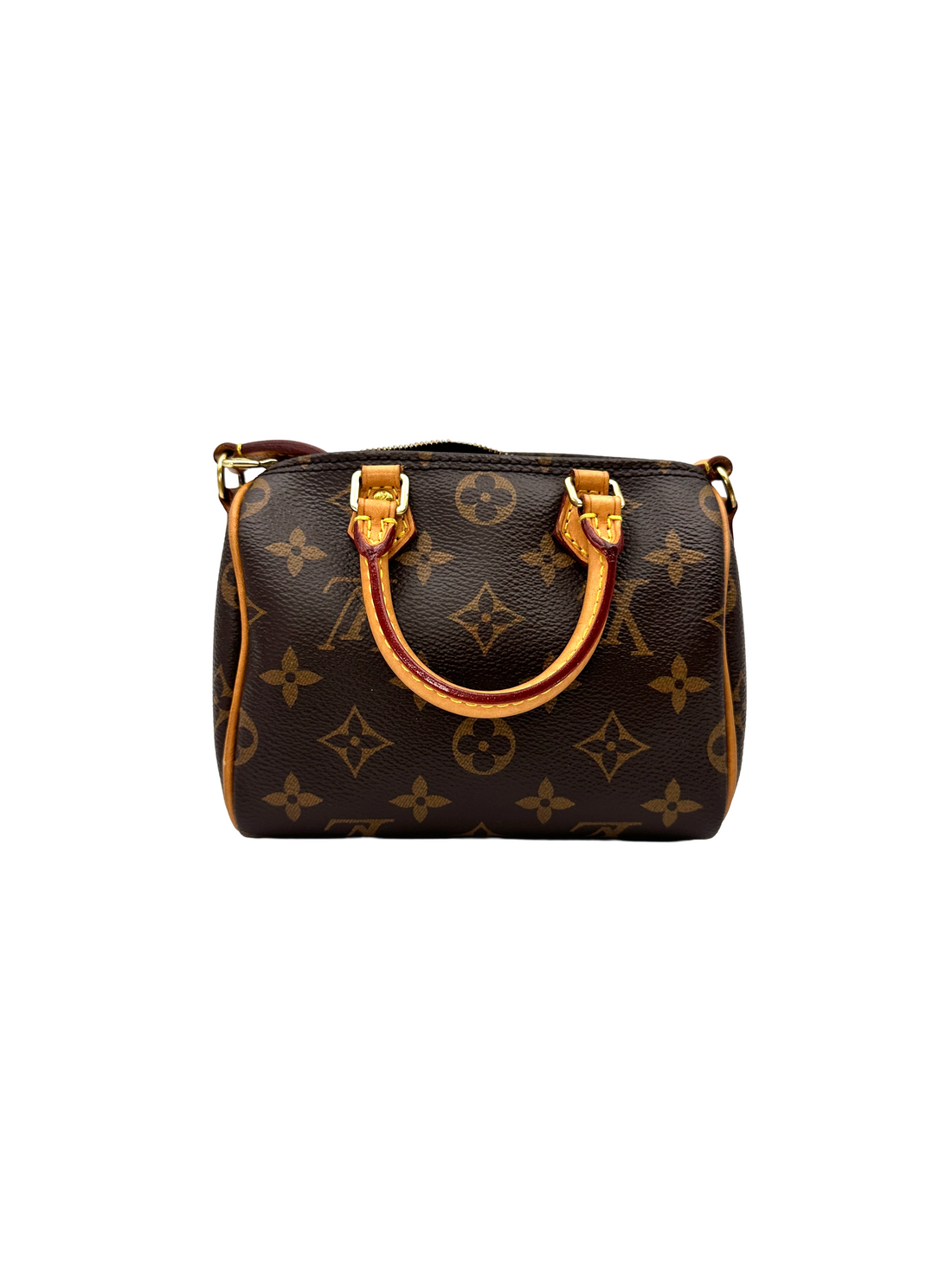 Louis Vuitton Speedy Nano Monogram Canvas Handle Bag IRIS274