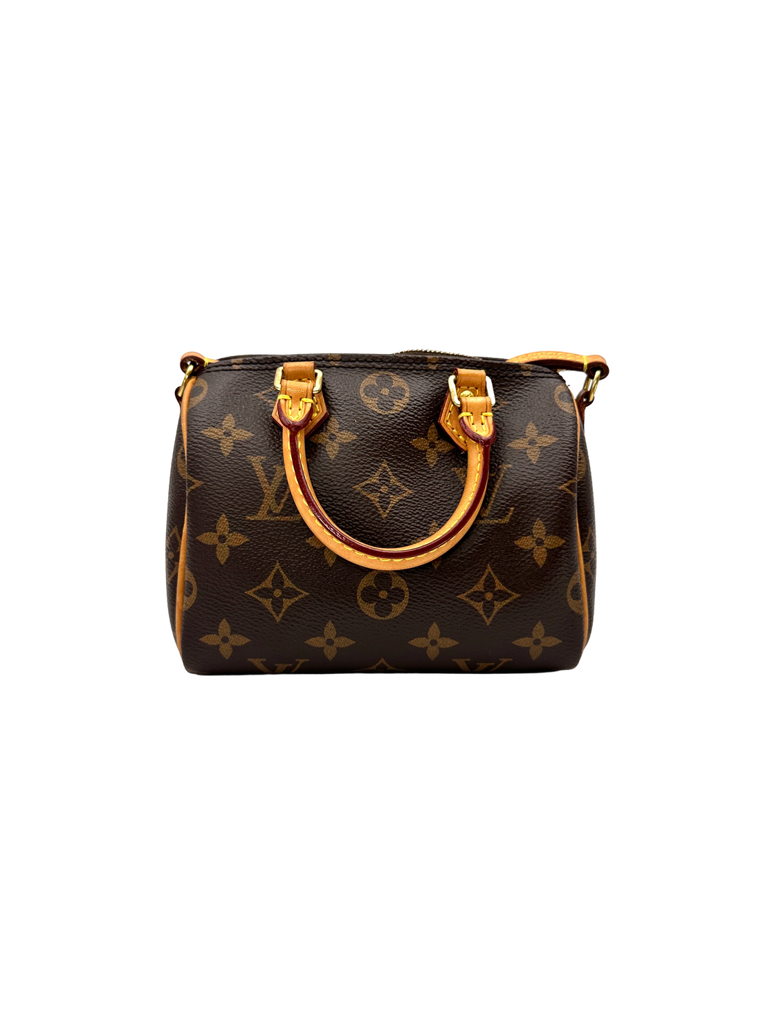 Louis Vuitton Speedy Nano Monogram Canvas Handle Bag IRIS274