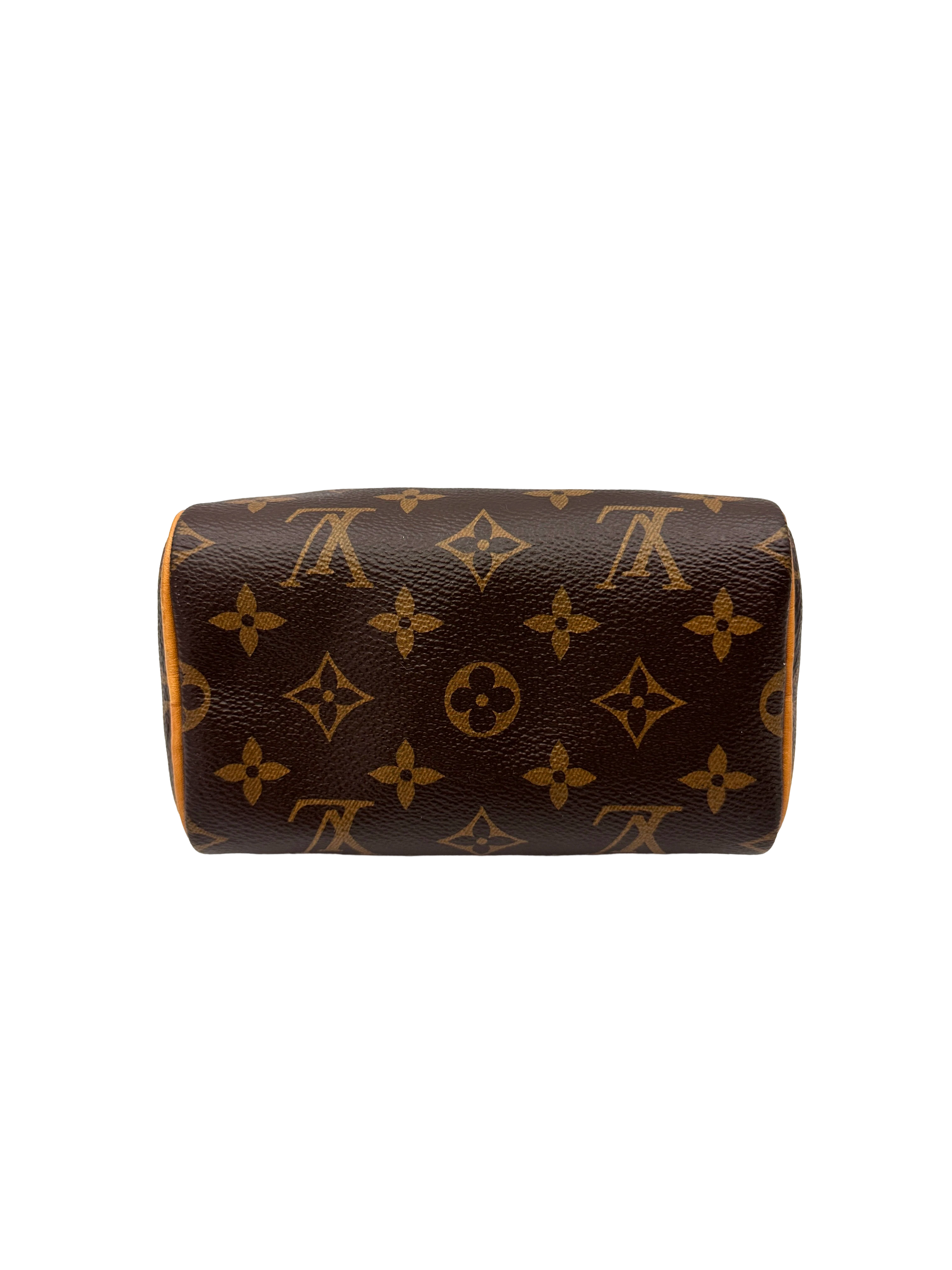Louis Vuitton Speedy Nano Monogram Canvas Handle Bag IRIS274
