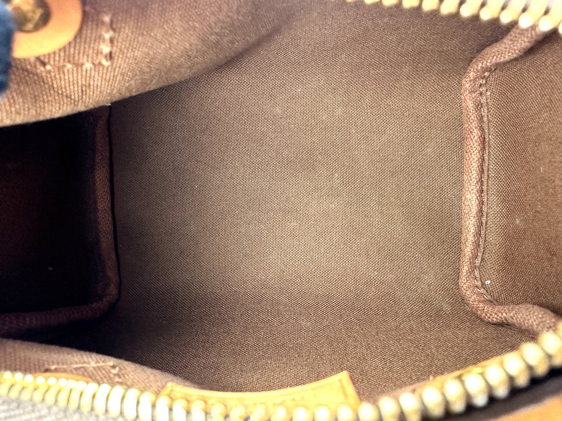 Louis Vuitton Speedy Nano Monogram Canvas Handle Bag IRIS274