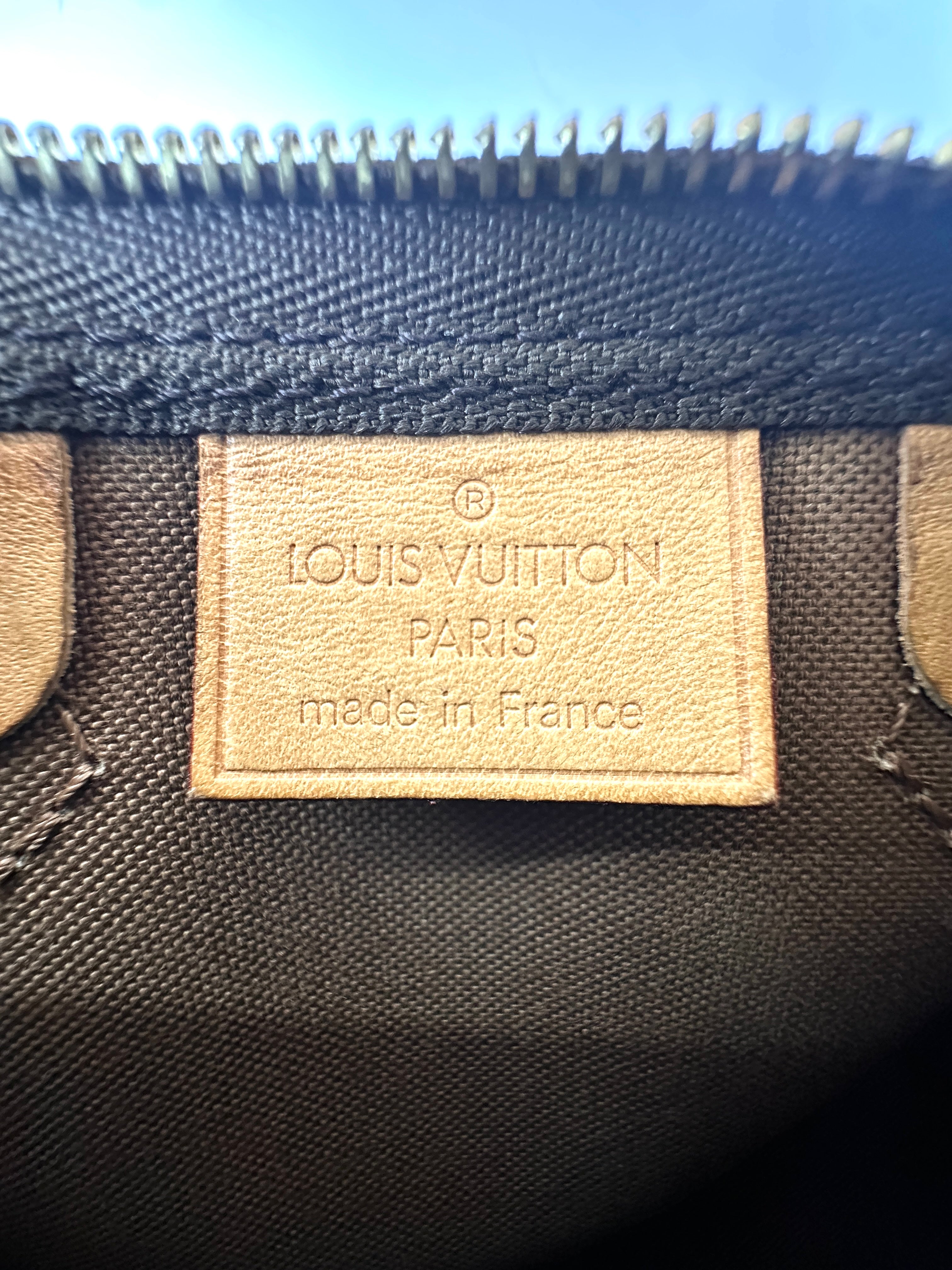 Louis Vuitton Speedy Nano Monogram Canvas Handle Bag IRIS274