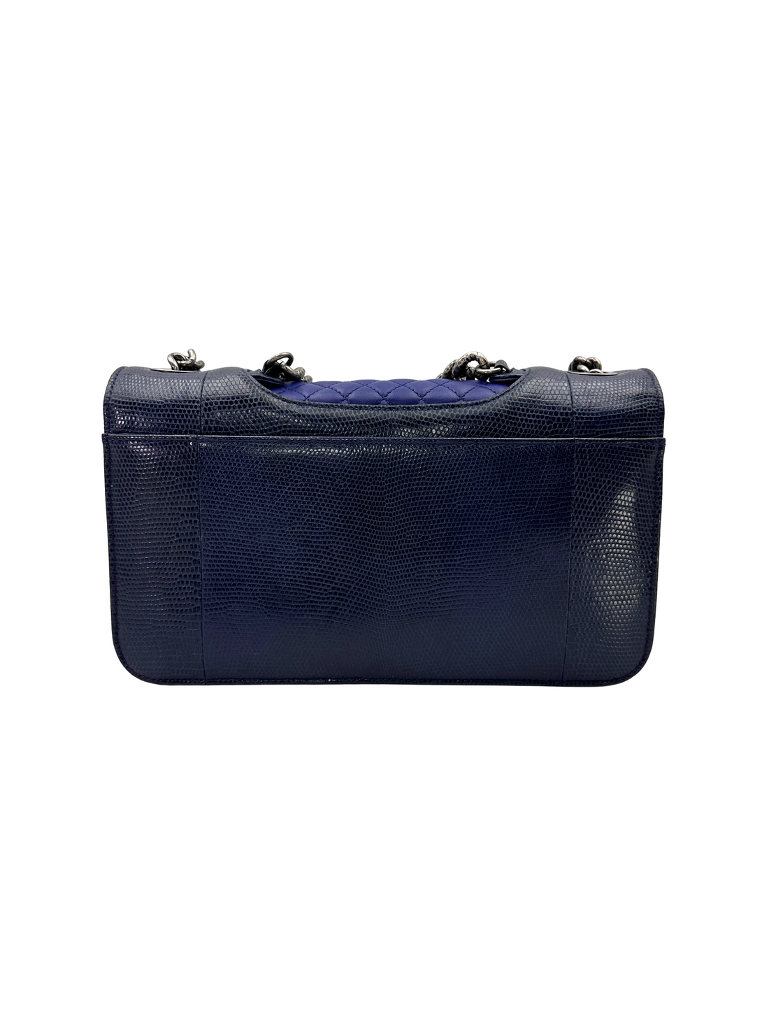 Chanel Navy Lizard Perfect Edge Flap Bag(17***54) CC2579