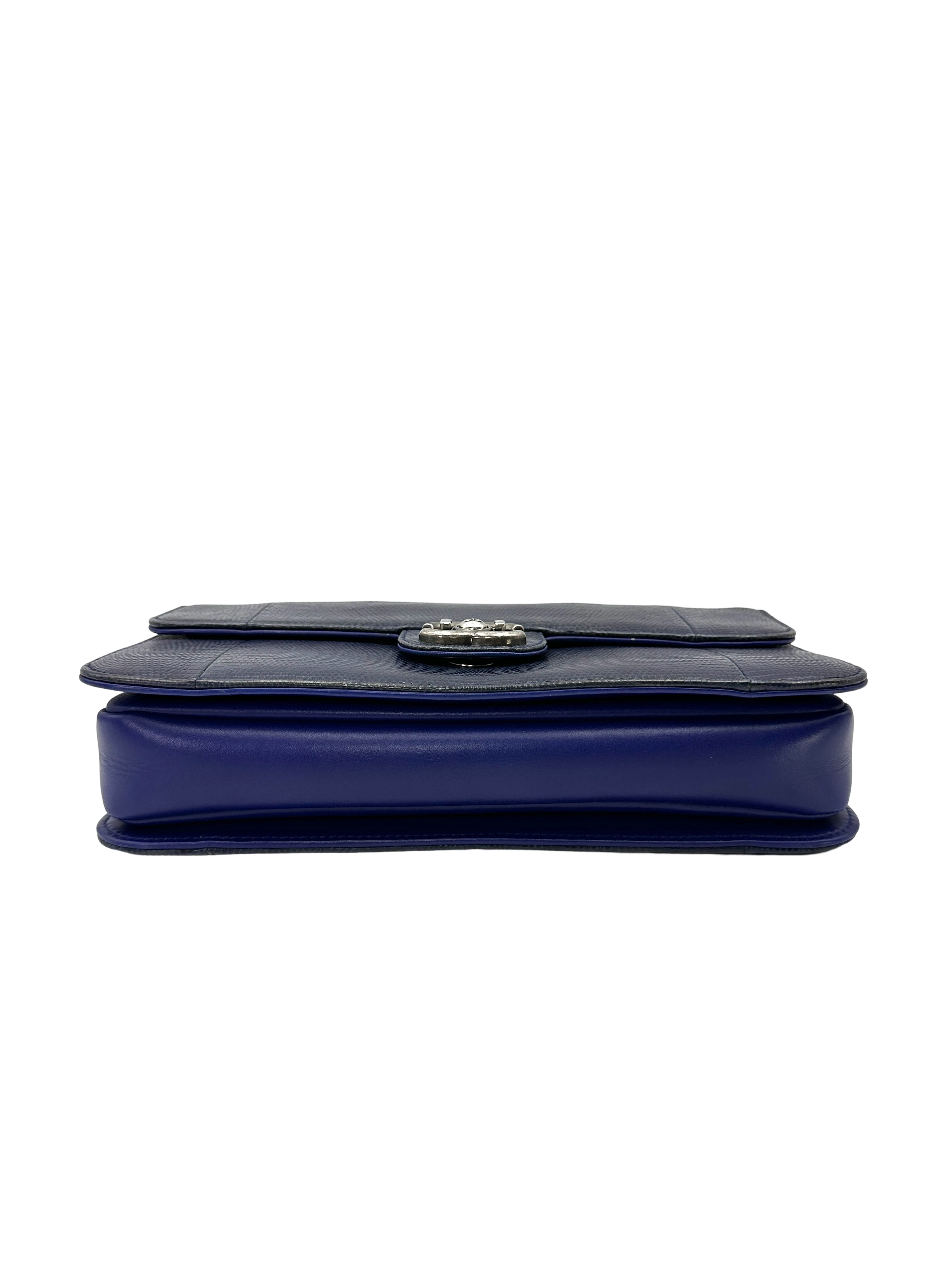 Chanel Navy Lizard Perfect Edge Flap Bag(17***54) CC2579