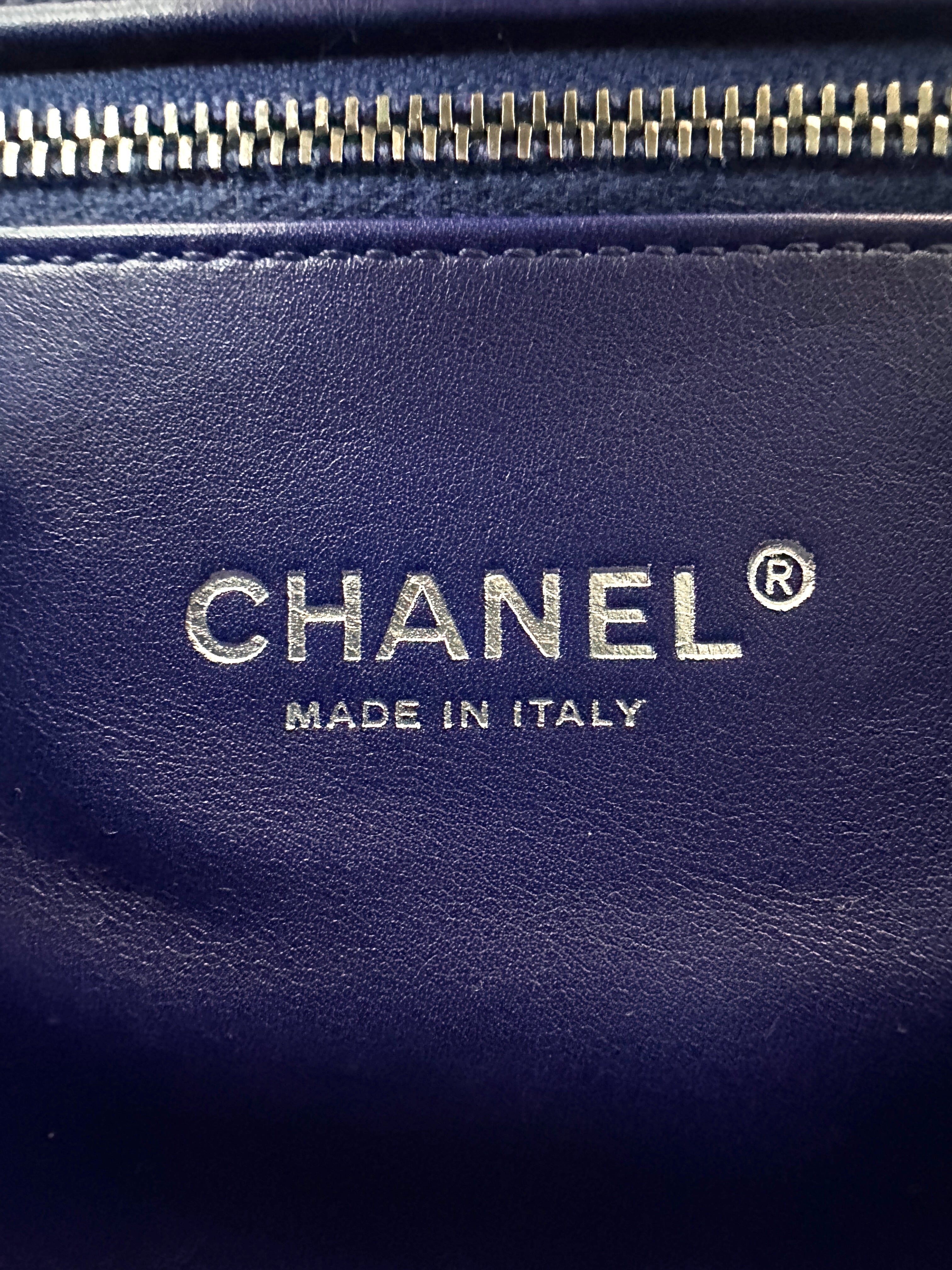 Chanel Navy Lizard Perfect Edge Flap Bag(17***54) CC2579