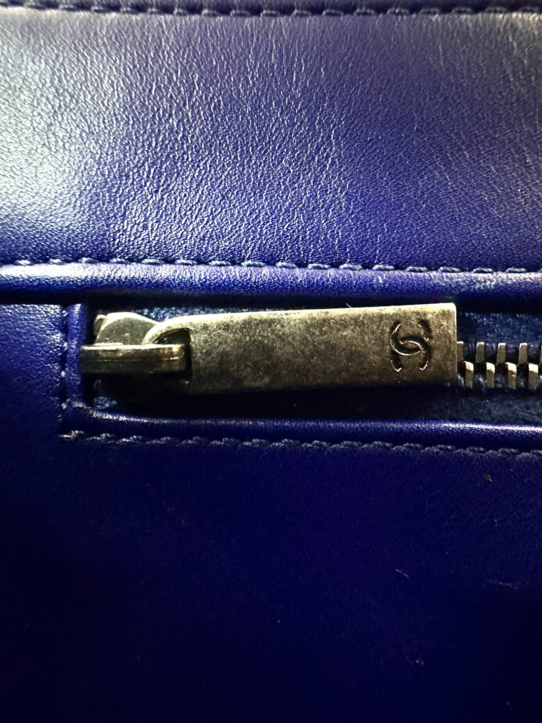 Chanel Navy Lizard Perfect Edge Flap Bag(17***54) CC2579