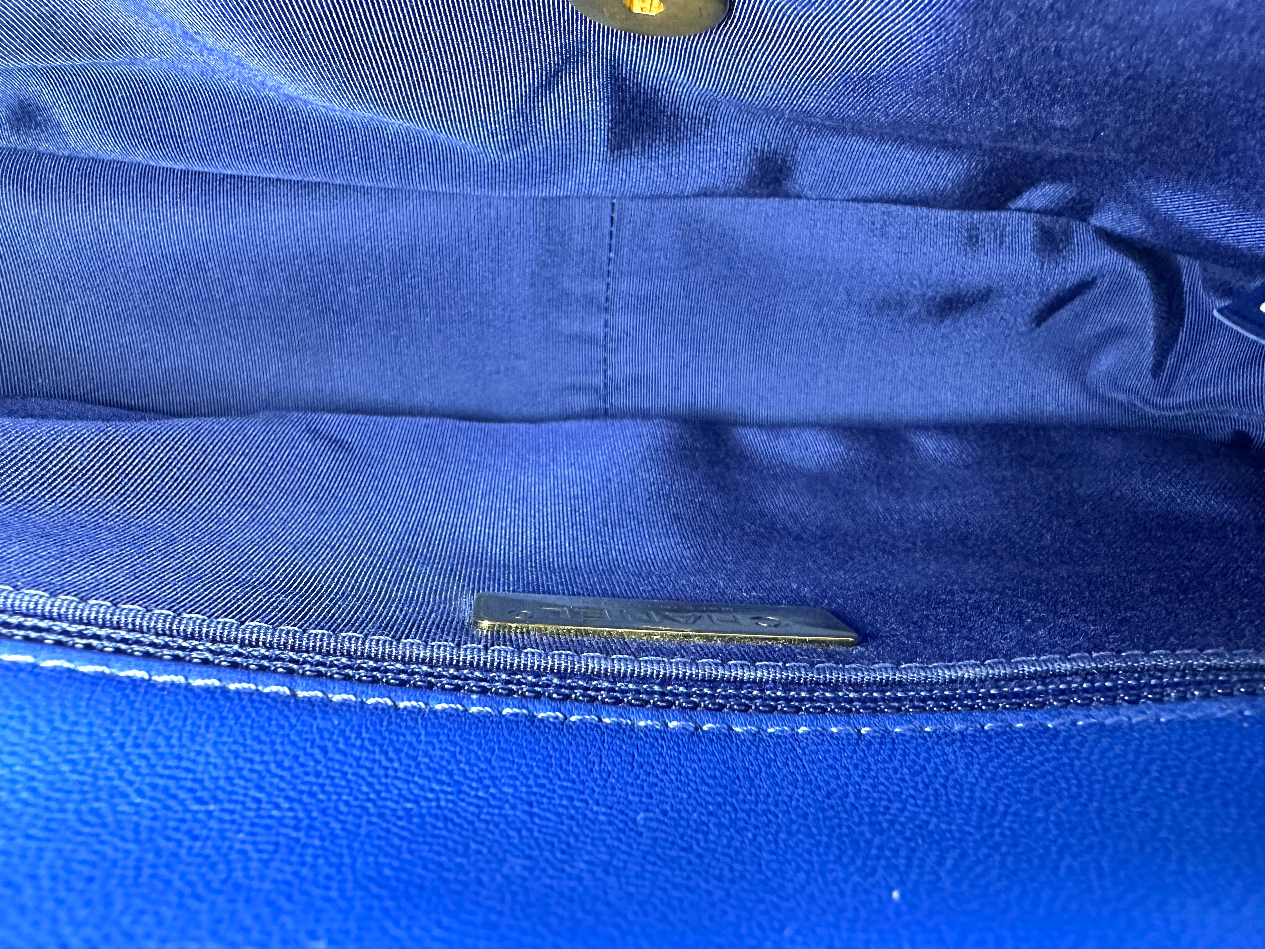 Chanel 19Bag Blue Quilted Leather Shoulder Bag(29***21) CC2580