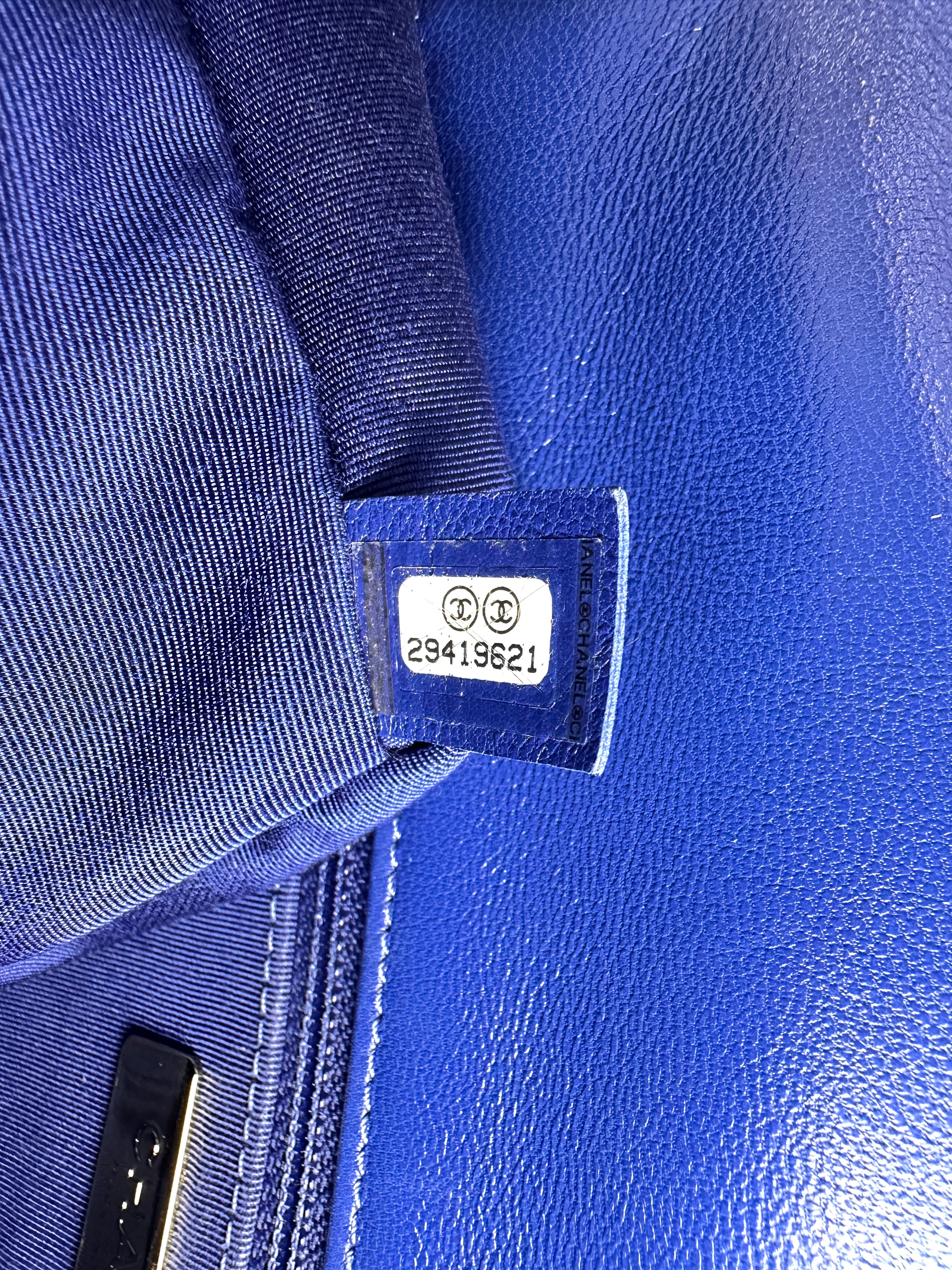 Chanel 19Bag Blue Quilted Leather Shoulder Bag(29***21) CC2580
