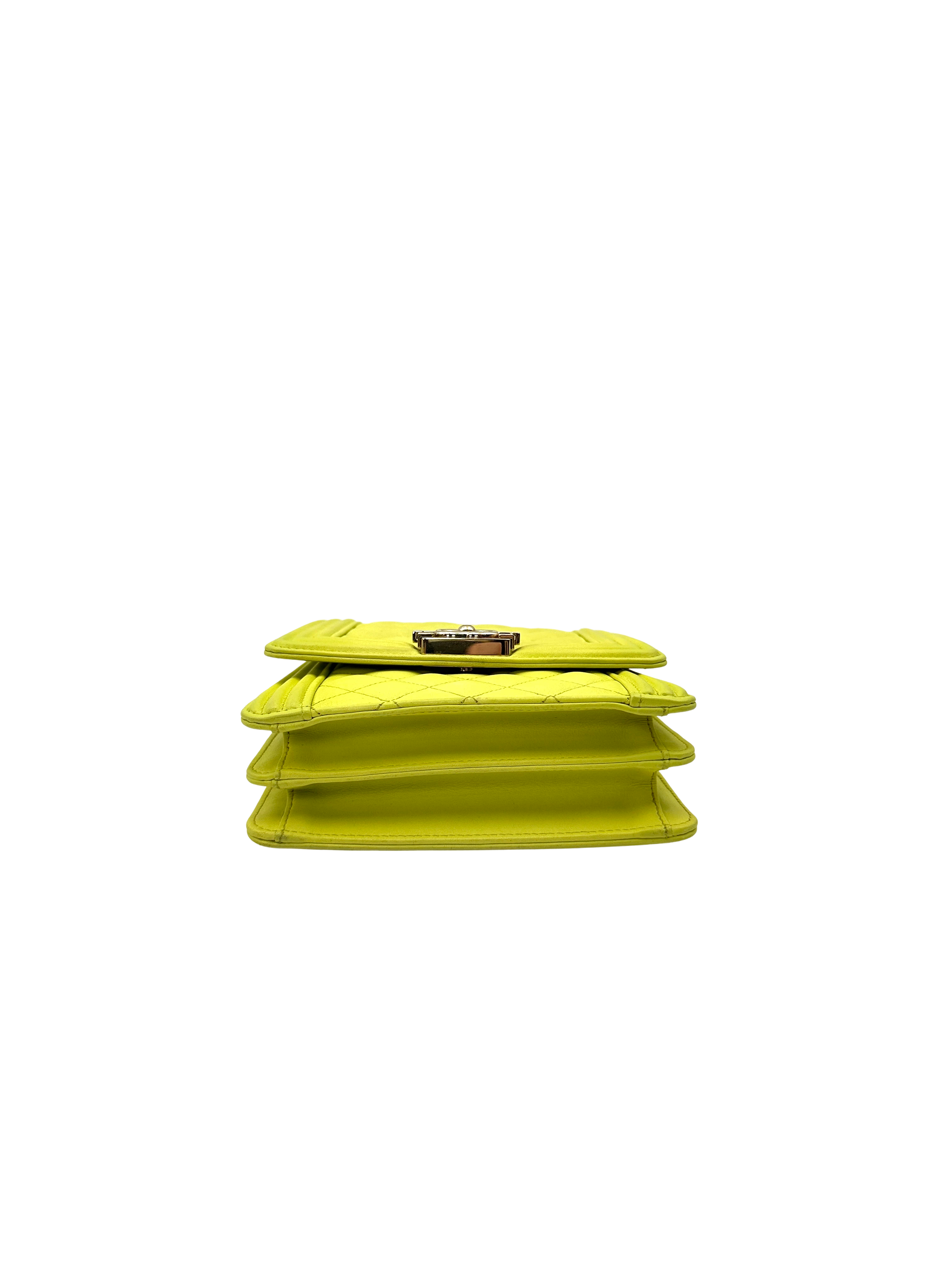 Chanel North South LeBoy Green Quilted Leather Shoulder Bag(26***25) CC2584