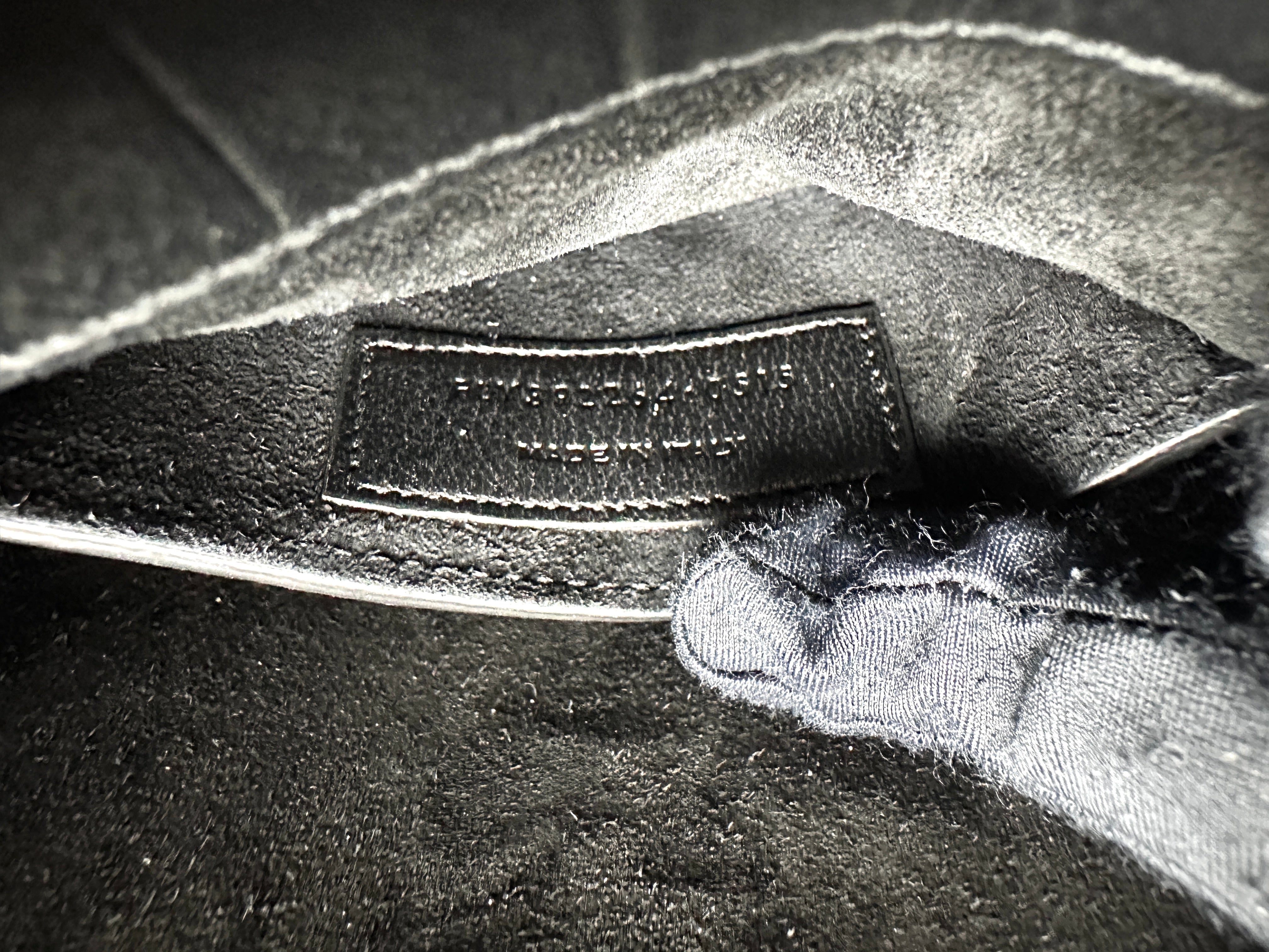 Saint Laurent High School Black Croc-Embossed Leather Shoulder Bag SL302