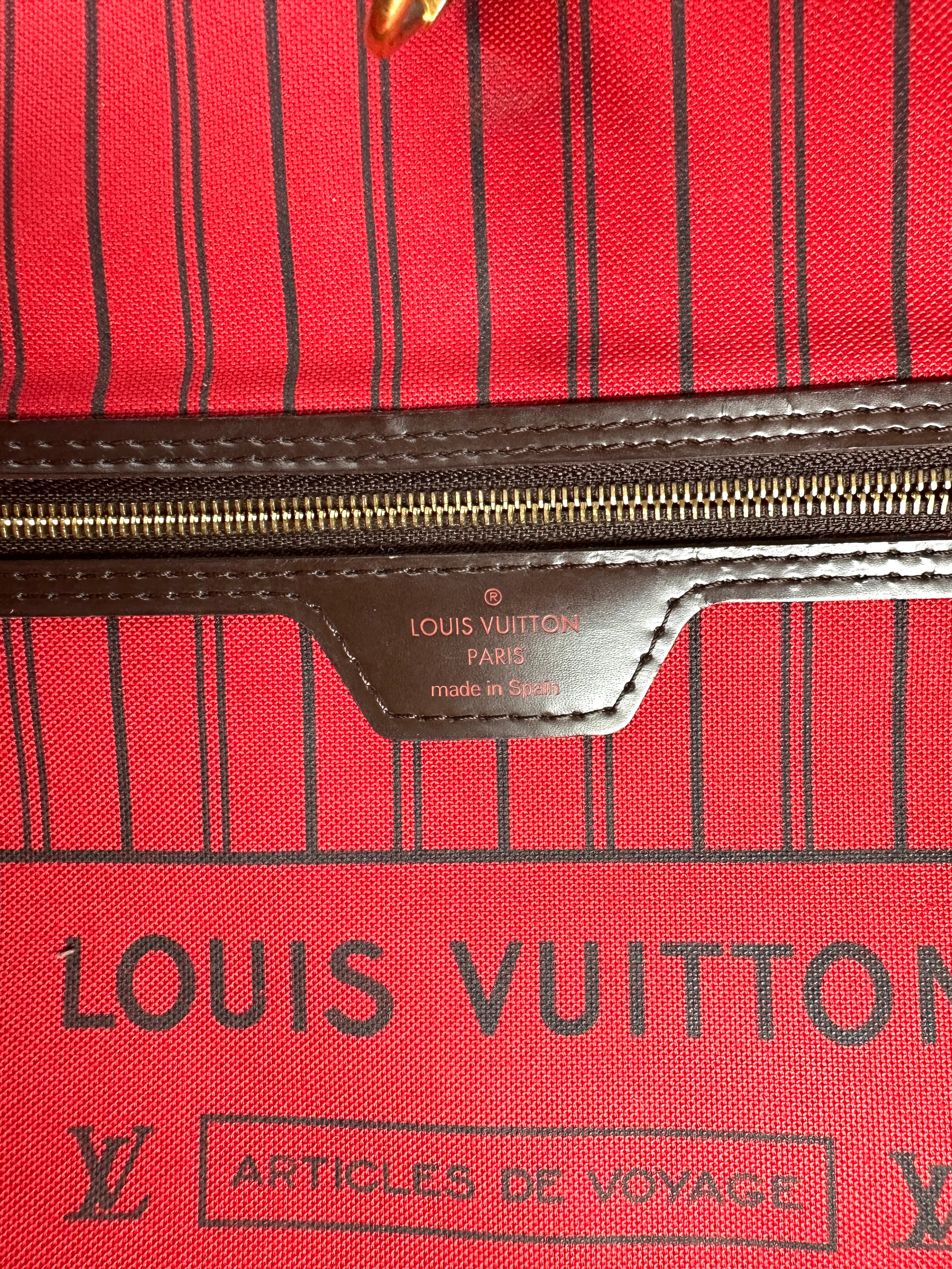 Louis Vuitton Neverfull MM Monogram Canvas Handle Bag IRIS275