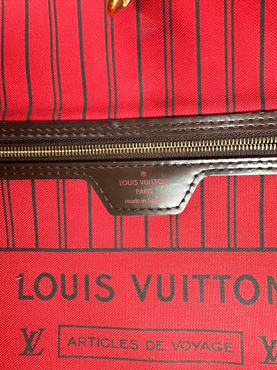 Louis Vuitton Neverfull MM Monogram Canvas Handle Bag IRIS275
