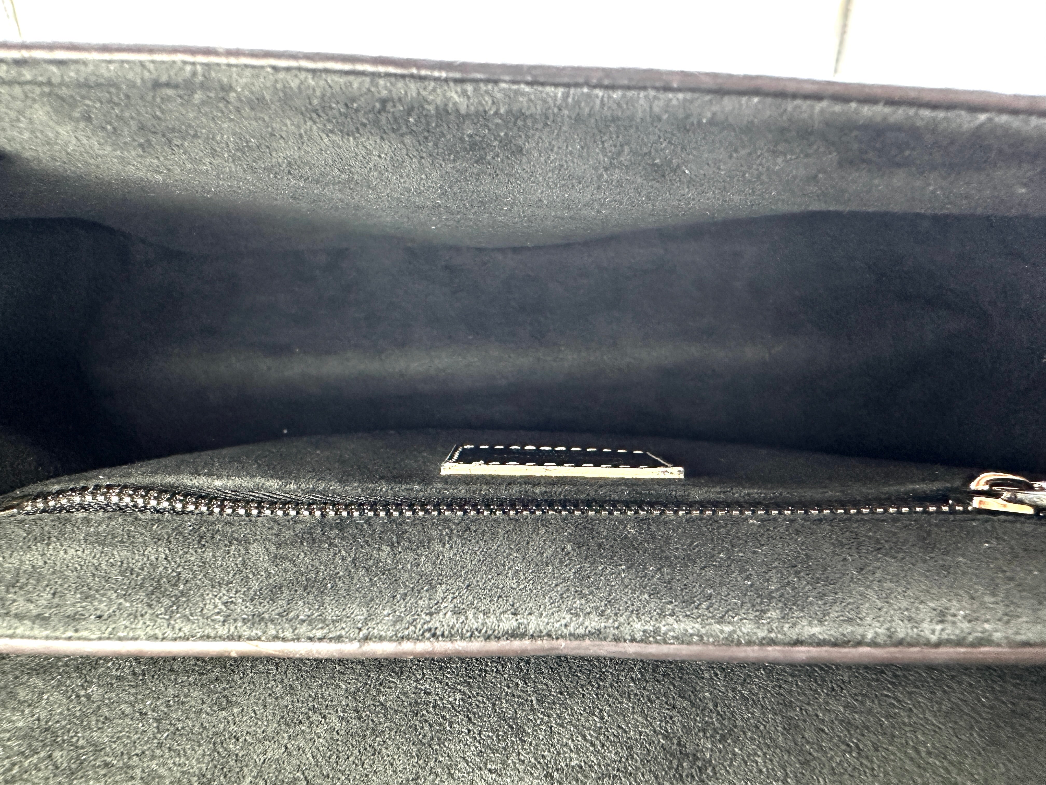 Louis Vuitton Chain-It Monogram Canvas & Black Leather Handle Bag LV3348