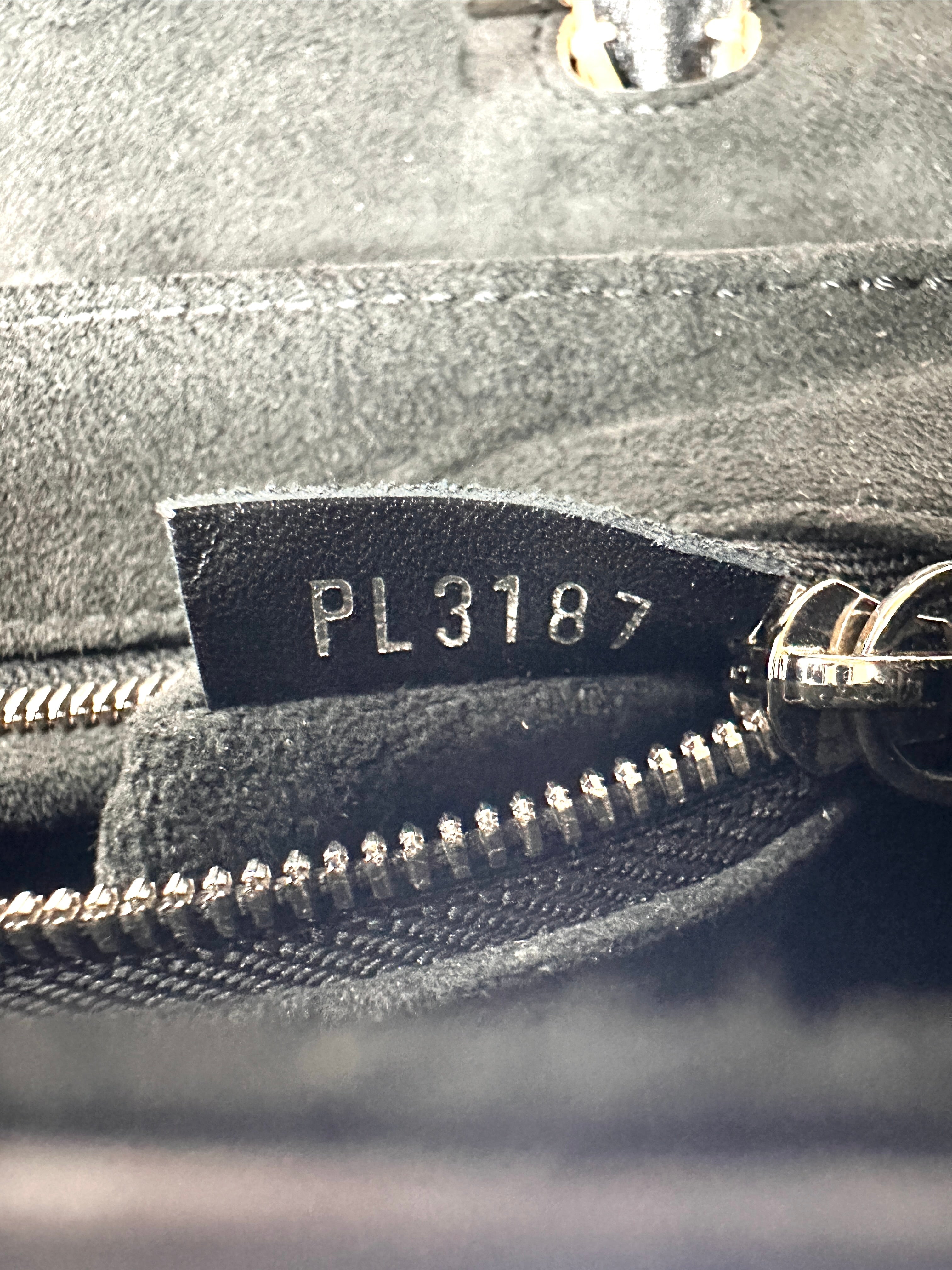 Louis Vuitton Chain-It Monogram Canvas & Black Leather Handle Bag LV3348
