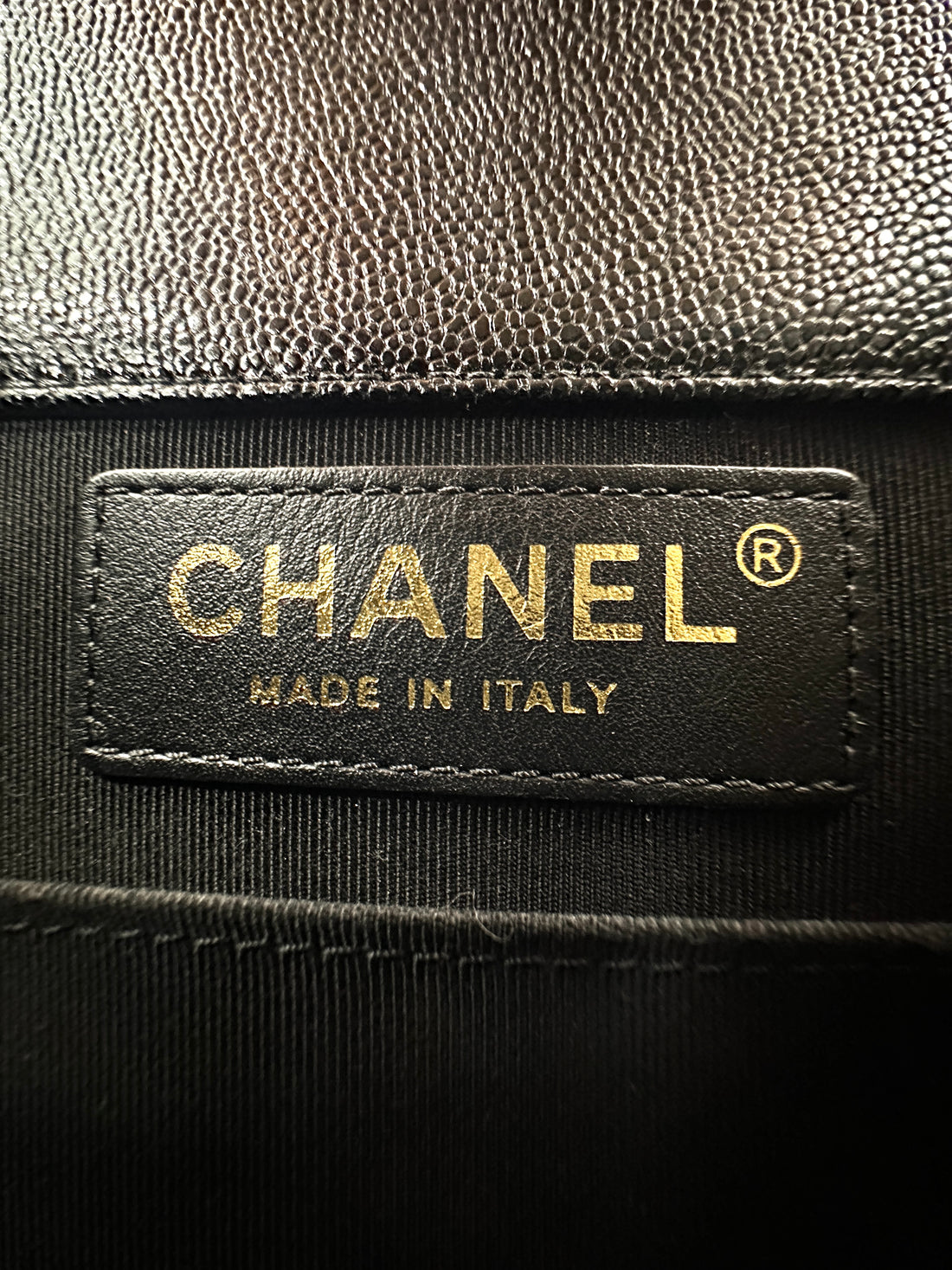 Chanel North South LeBoy Black Quilted Leather Shoulder Bag(28***91) CC2585