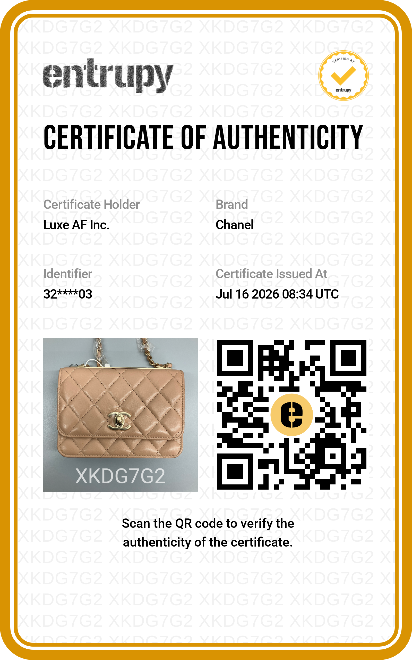Chanel Trendy CC Beige Quilted Leather Wallet On Chain(32***03) CC2622