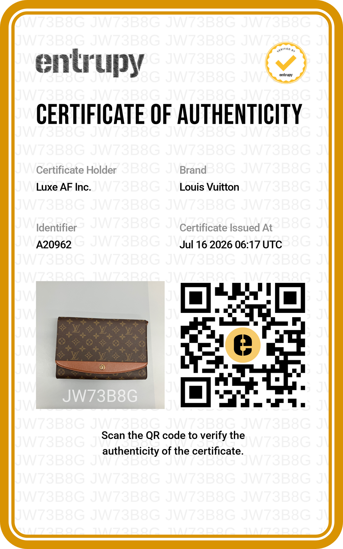 Louis Vuitton Bordeaux 24 Monogram Canvas Shoulder Bag LV3347