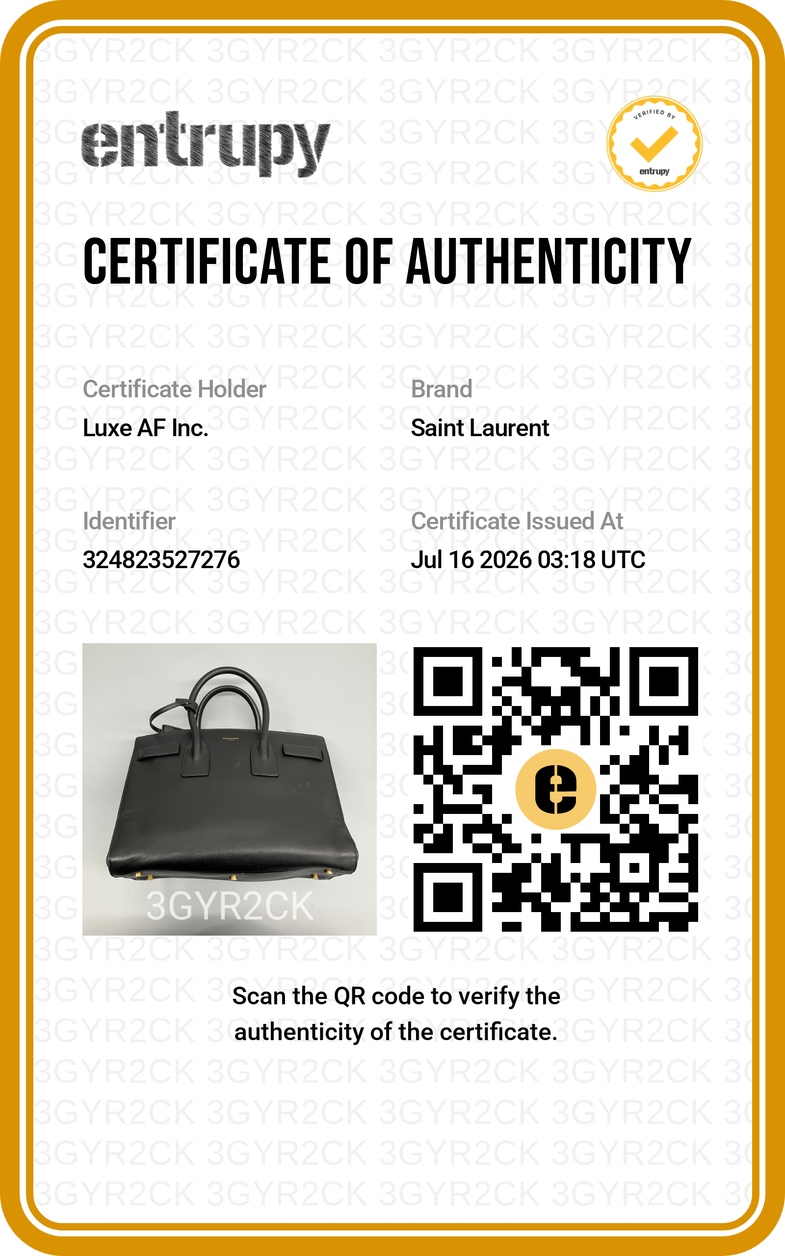Saint Laurent Sac de Jour Black Leather Handle Bag SL300