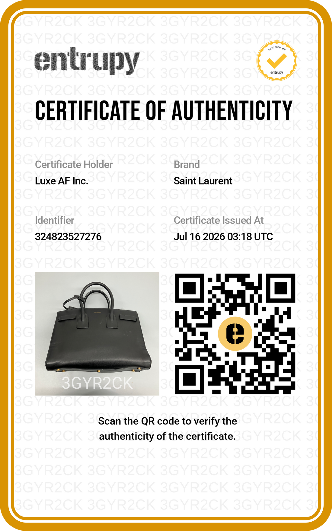 Saint Laurent Sac de Jour Black Leather Handle Bag SL300