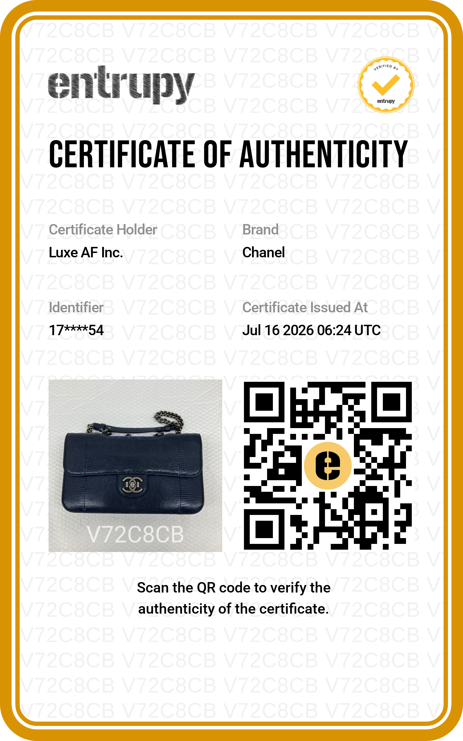 Chanel Navy Lizard Perfect Edge Flap Bag(17***54) CC2579