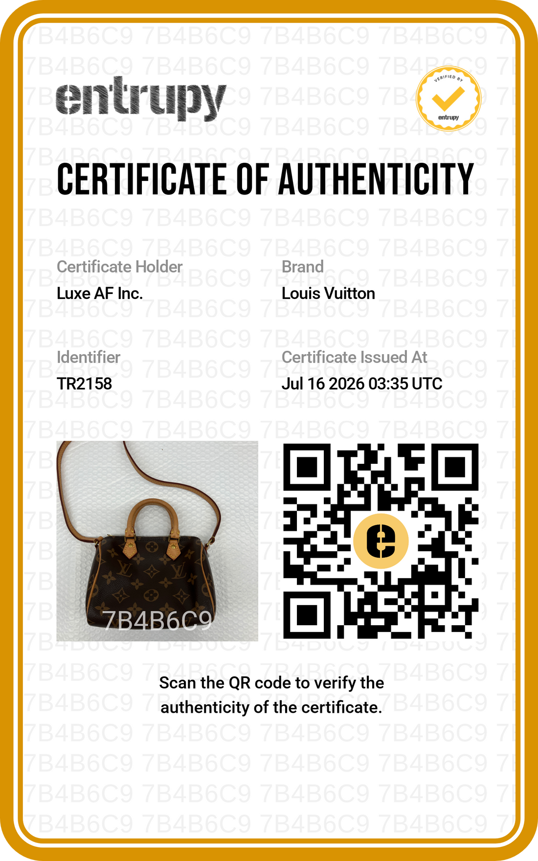 Louis Vuitton Speedy Nano Monogram Canvas Handle Bag IRIS274