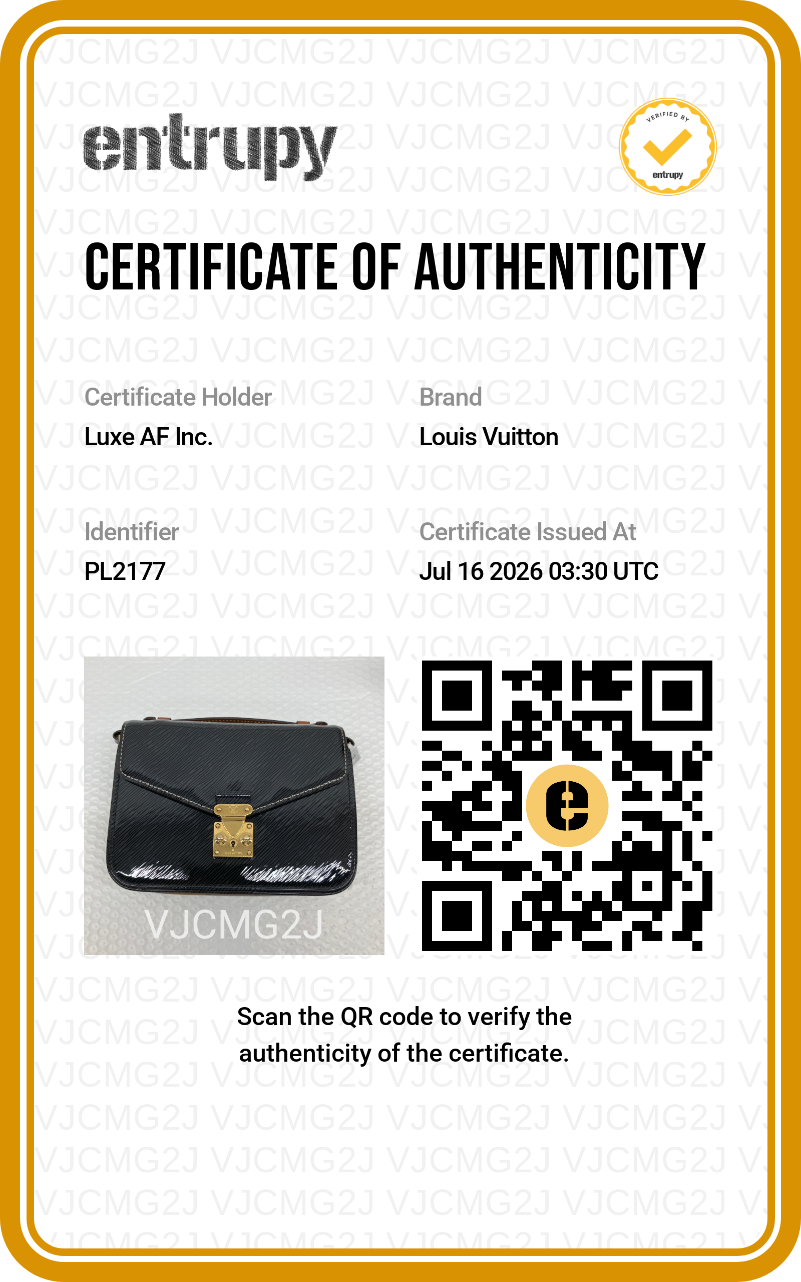Louis Vuitton Black Leather Pochette Metis LV3358