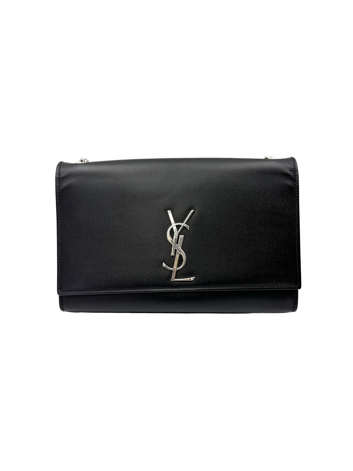 Saint Laurent Kate Black Leather Shoulder Bag SL304