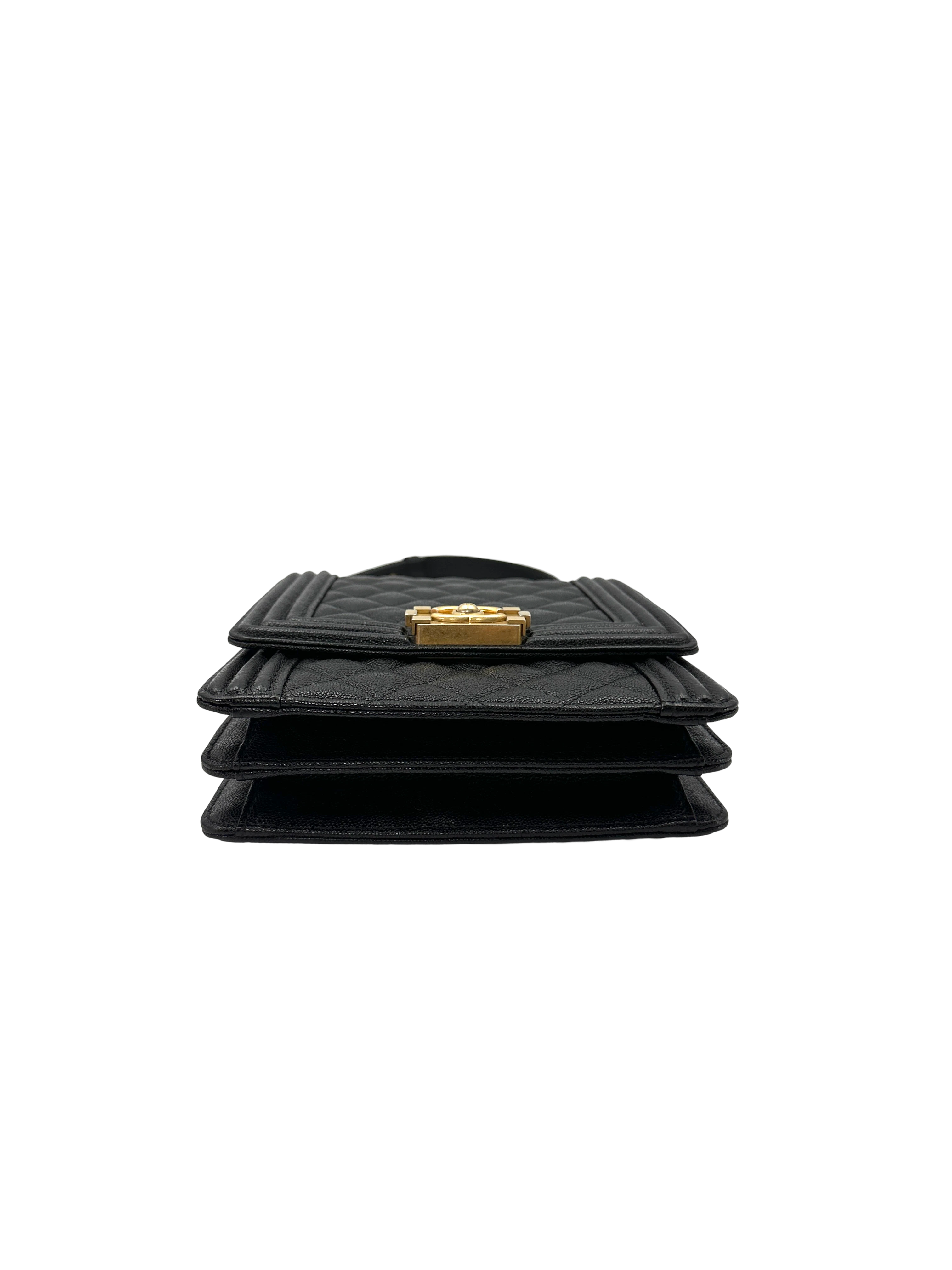 Chanel North South LeBoy Black Quilted Leather Shoulder Bag(28***10) CC2587