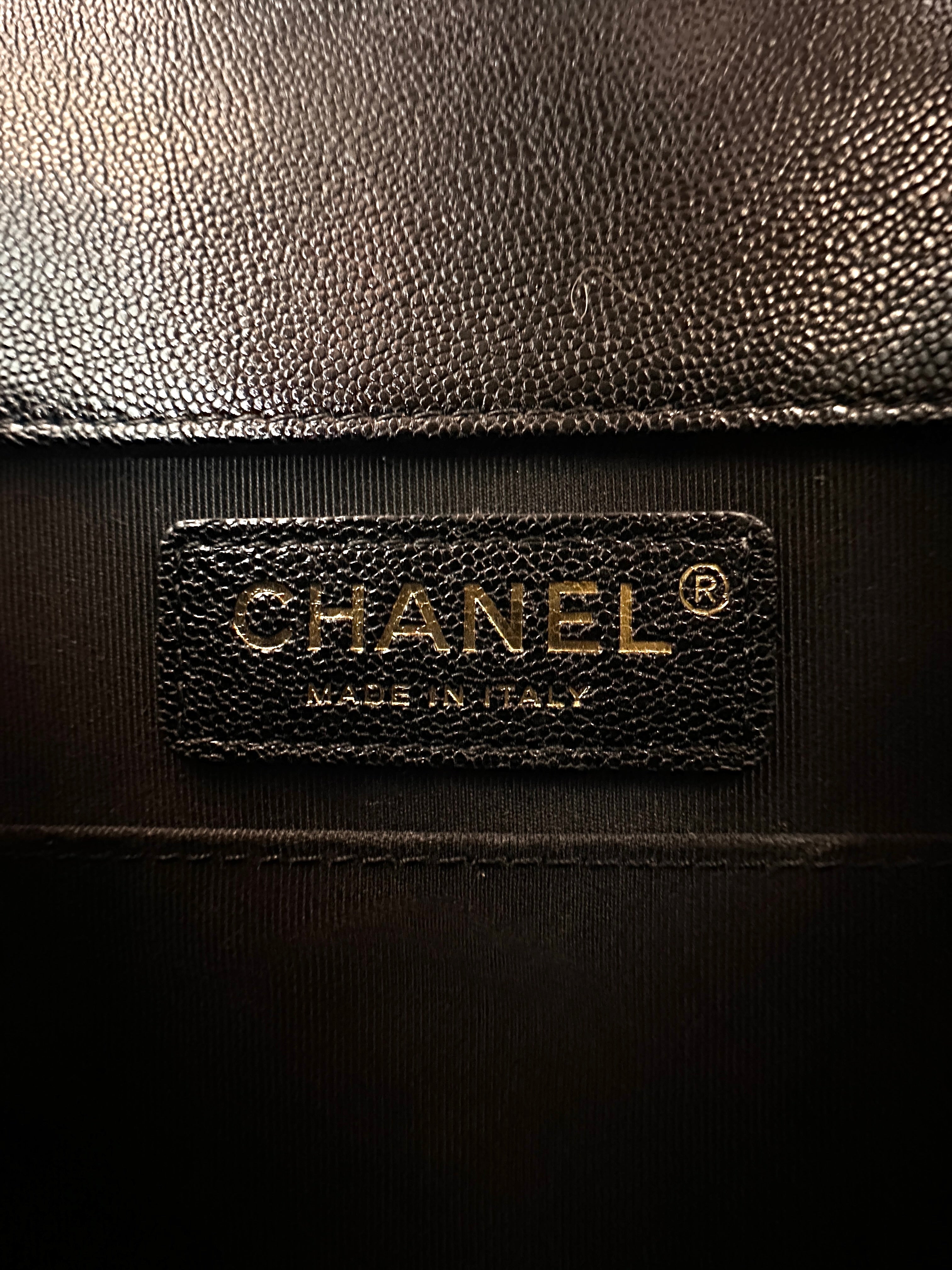 Chanel North South LeBoy Black Quilted Leather Shoulder Bag(28***10) CC2587