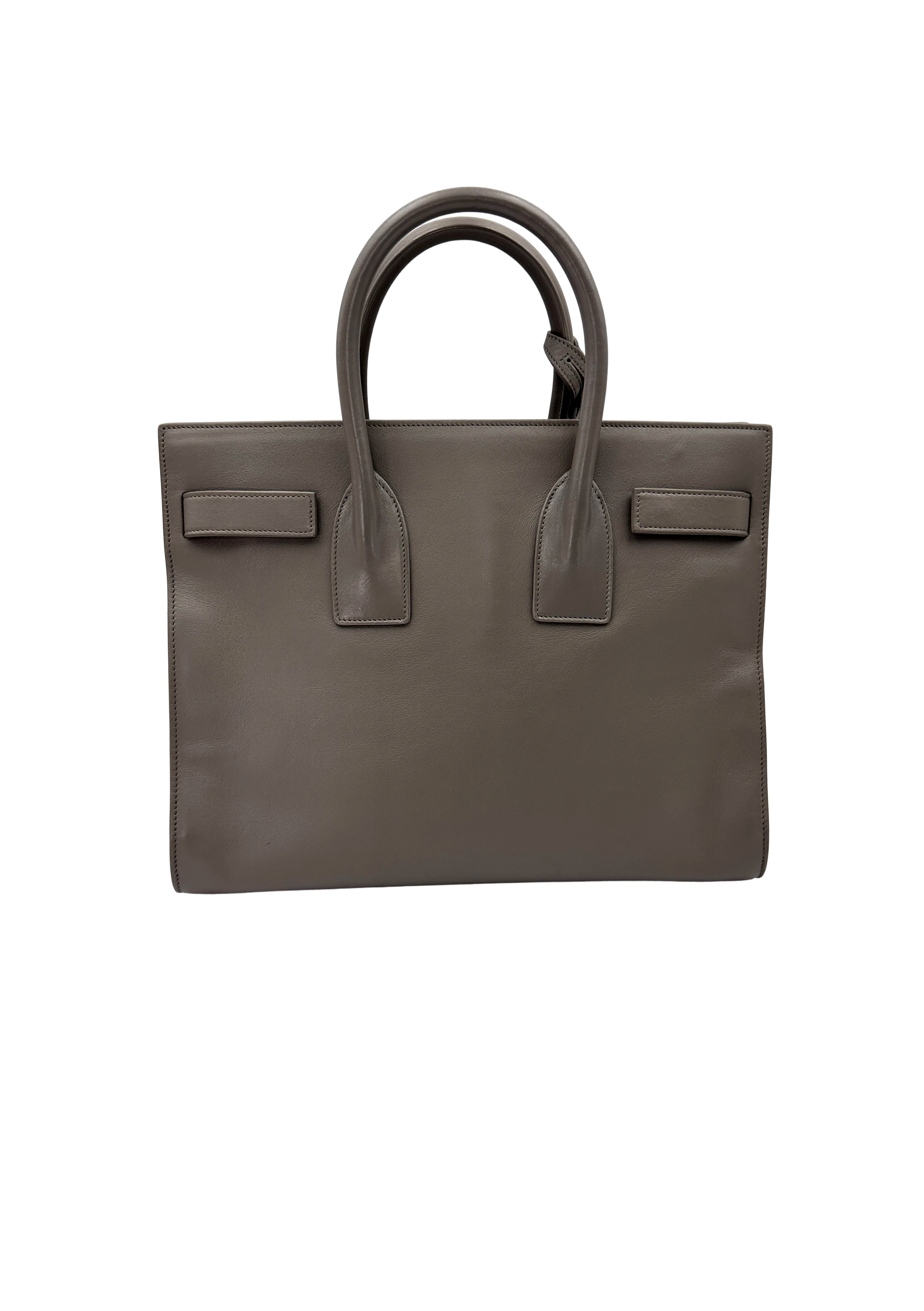 Saint Laurent Sac de Jour Grey Leather Handle Bag SL303