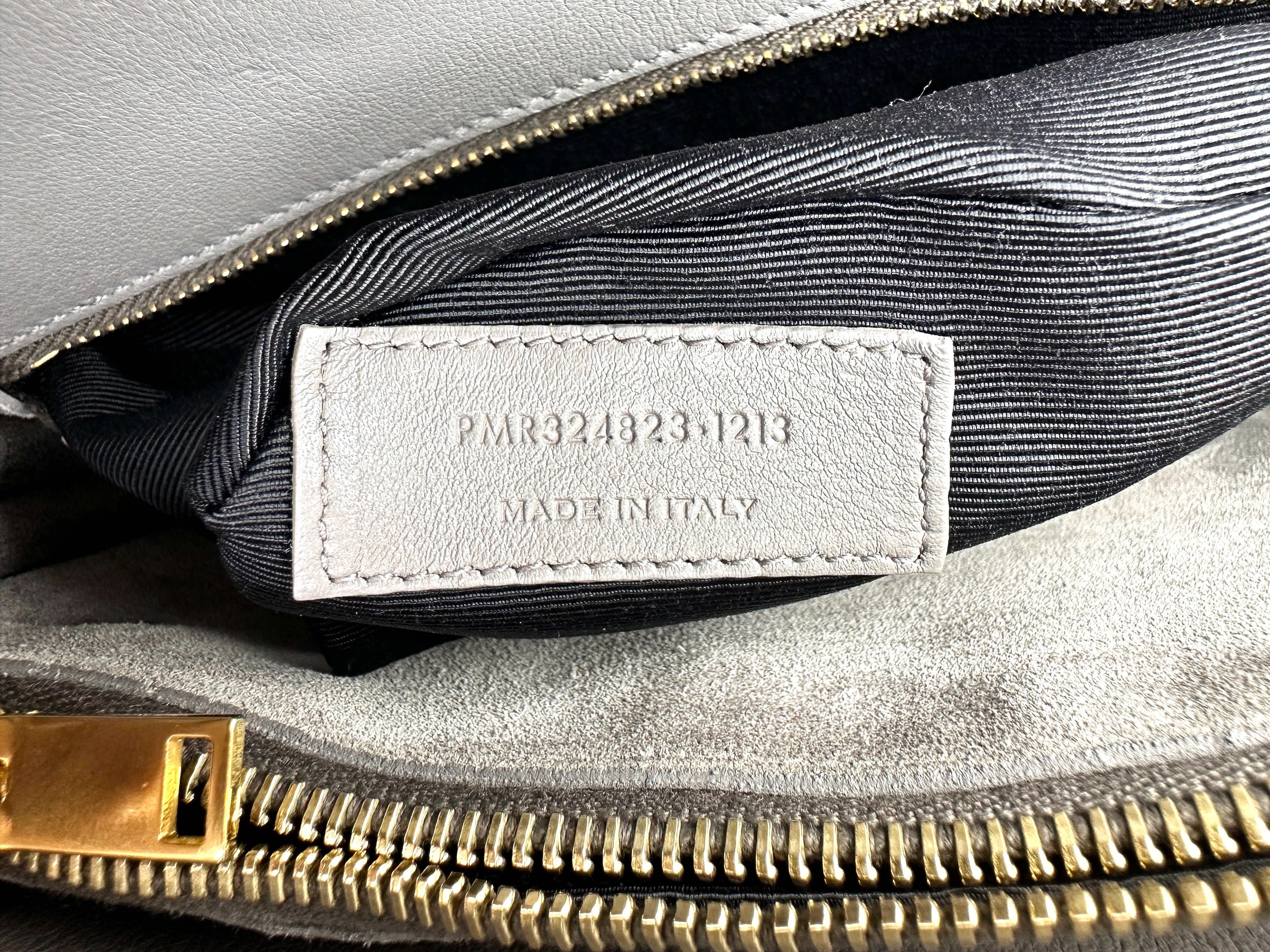 Saint Laurent Sac de Jour Grey Leather Handle Bag SL303