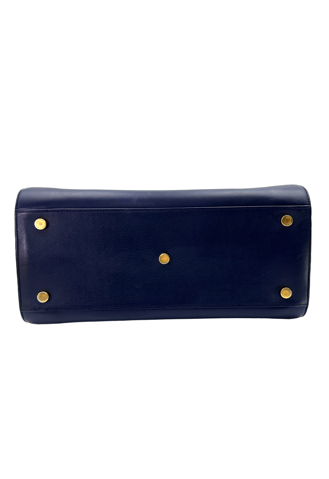 Saint Laurent Sac de Jour Navy Leather Handle Bag SL305